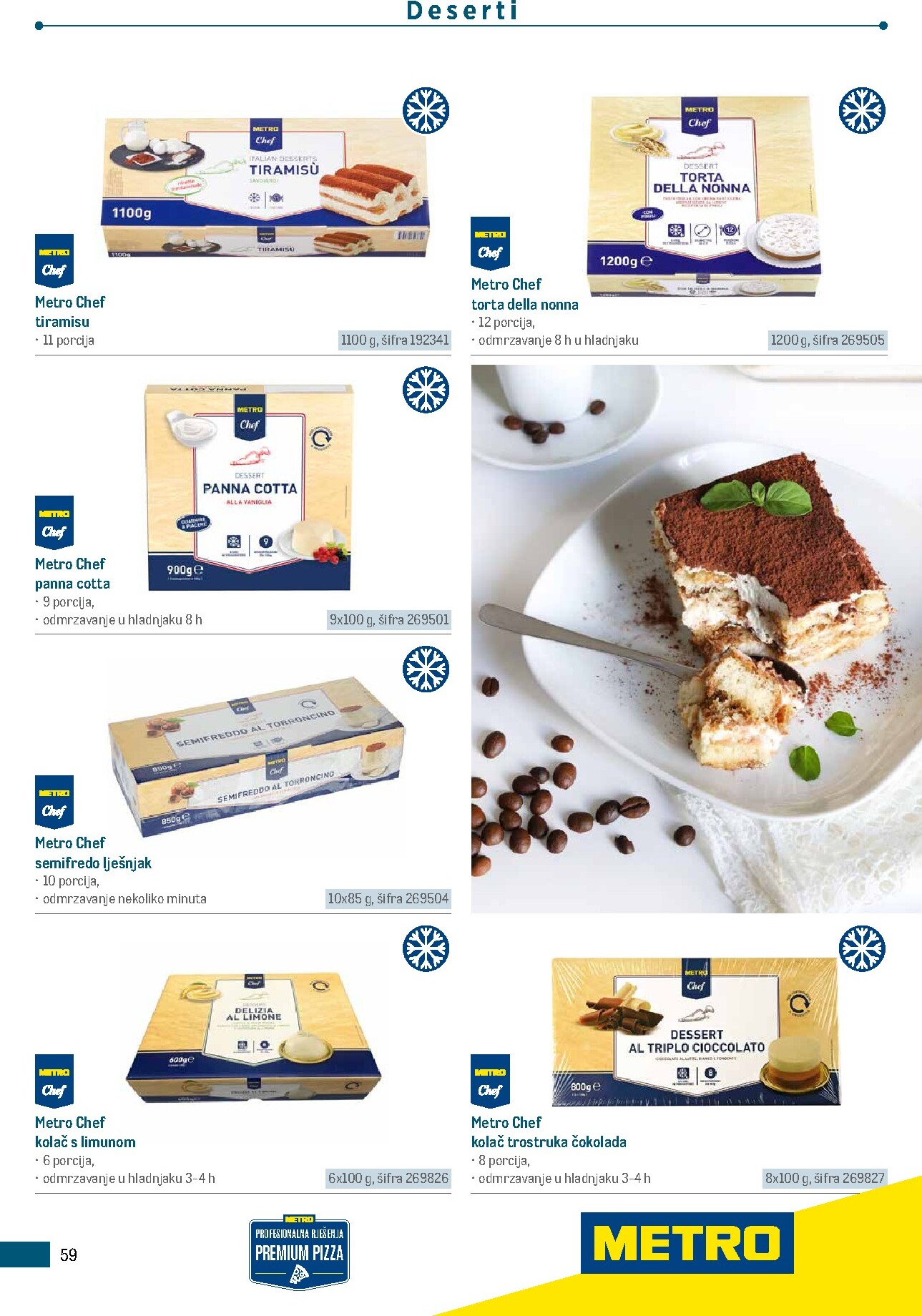 metro - Aktualni katalog Metro - Poslovna rješenja - Pizzeria od ponedjeljka, 06.07.2026 do četvrtka, 31.12.2026 - page: 59