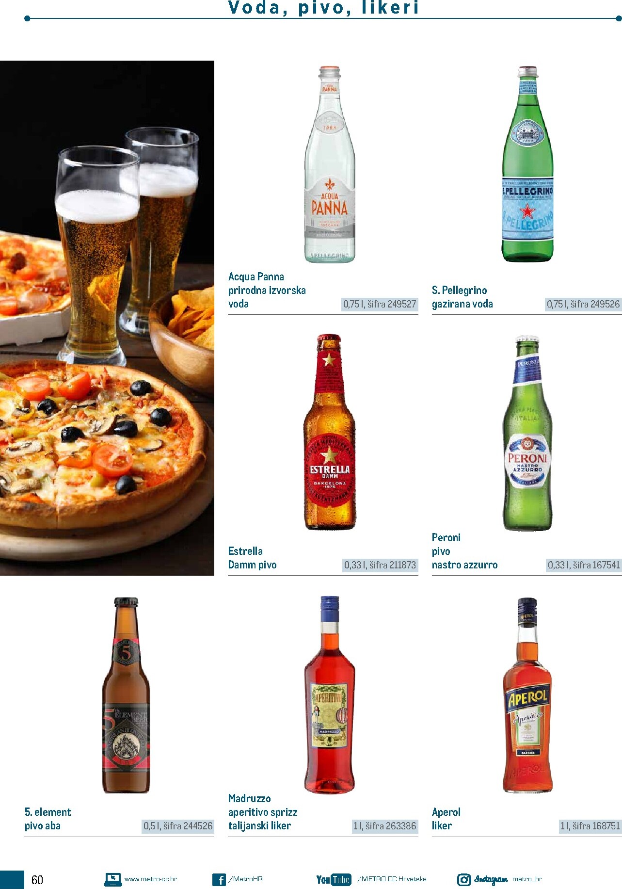 metro - Aktualni katalog Metro - Poslovna rješenja - Pizzeria od ponedjeljka, 06.07.2026 do četvrtka, 31.12.2026 - page: 60