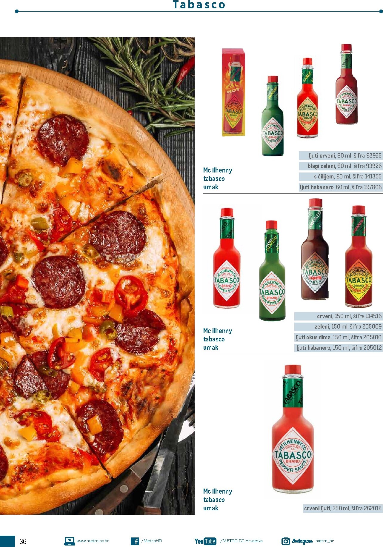 metro - Aktualni katalog Metro - Poslovna rješenja - Pizzeria od ponedjeljka, 06.07.2026 do četvrtka, 31.12.2026 - page: 36