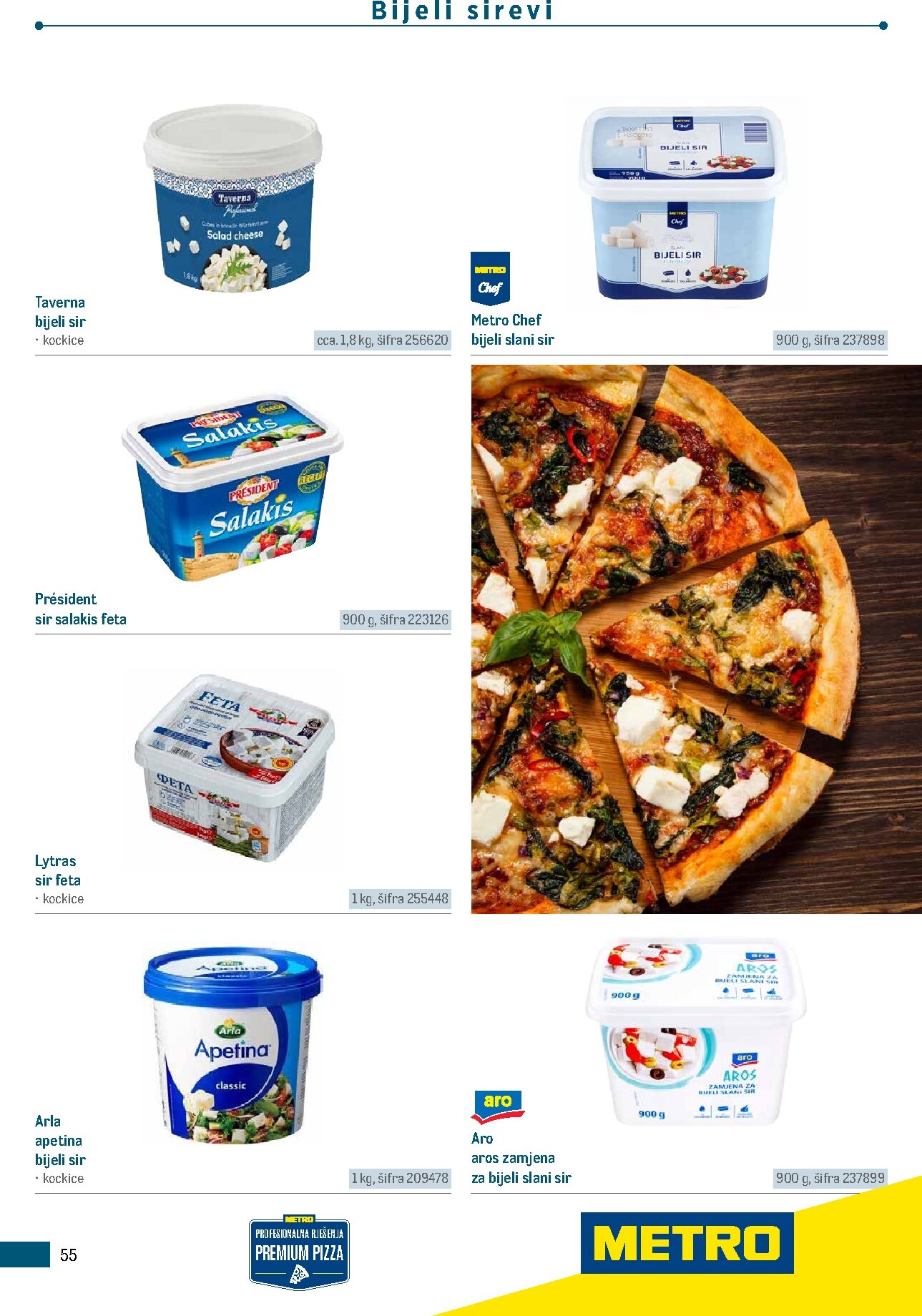 metro - Aktualni katalog Metro - Poslovna rješenja - Pizzeria od ponedjeljka, 06.07.2026 do četvrtka, 31.12.2026 - page: 55