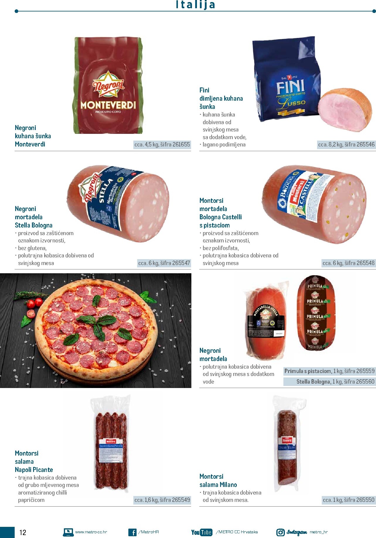 metro - Aktualni katalog Metro - Poslovna rješenja - Pizzeria od ponedjeljka, 06.07.2026 do četvrtka, 31.12.2026 - page: 12
