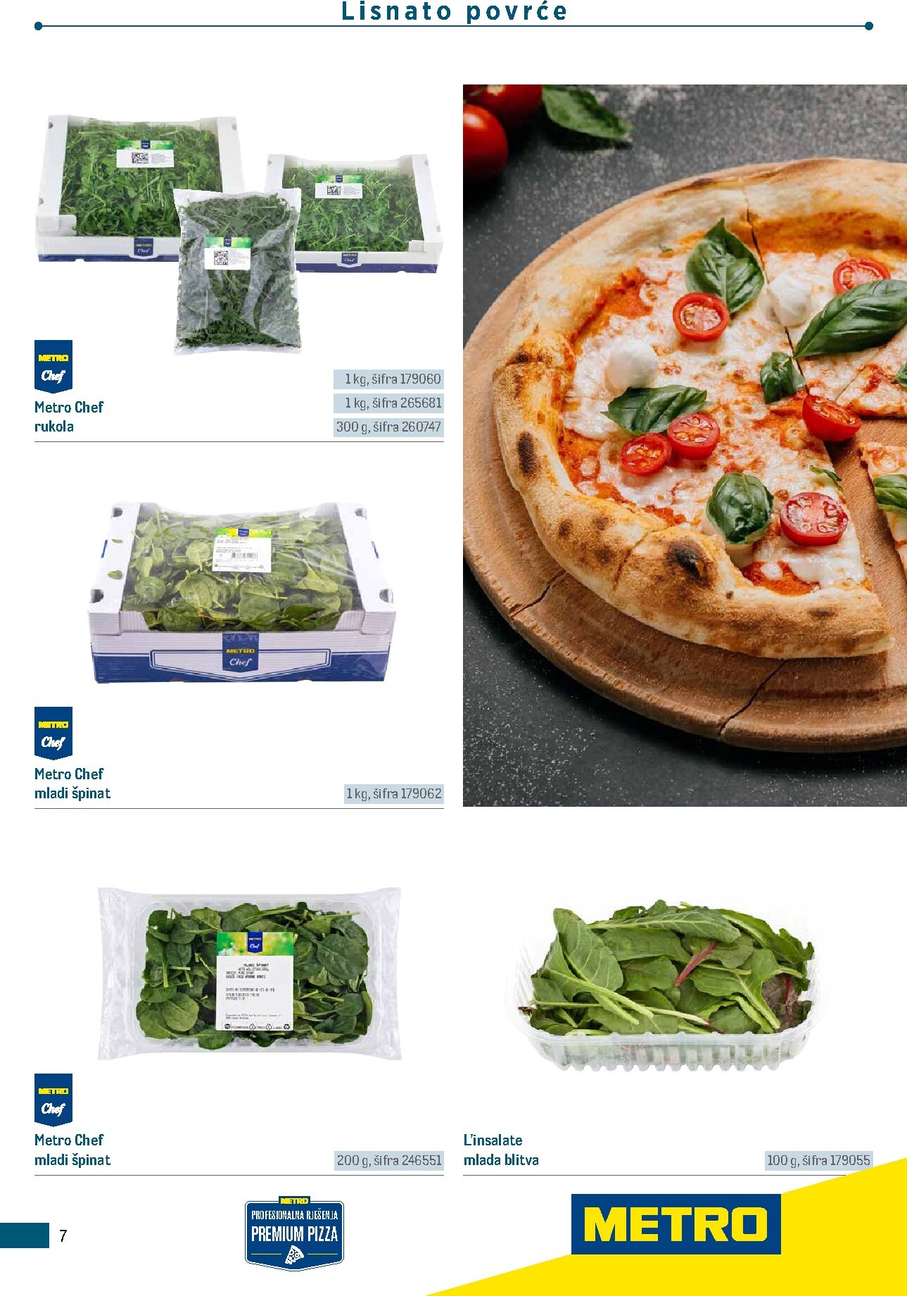 metro - Aktualni katalog Metro - Poslovna rješenja - Pizzeria od ponedjeljka, 06.07.2026 do četvrtka, 31.12.2026 - page: 7