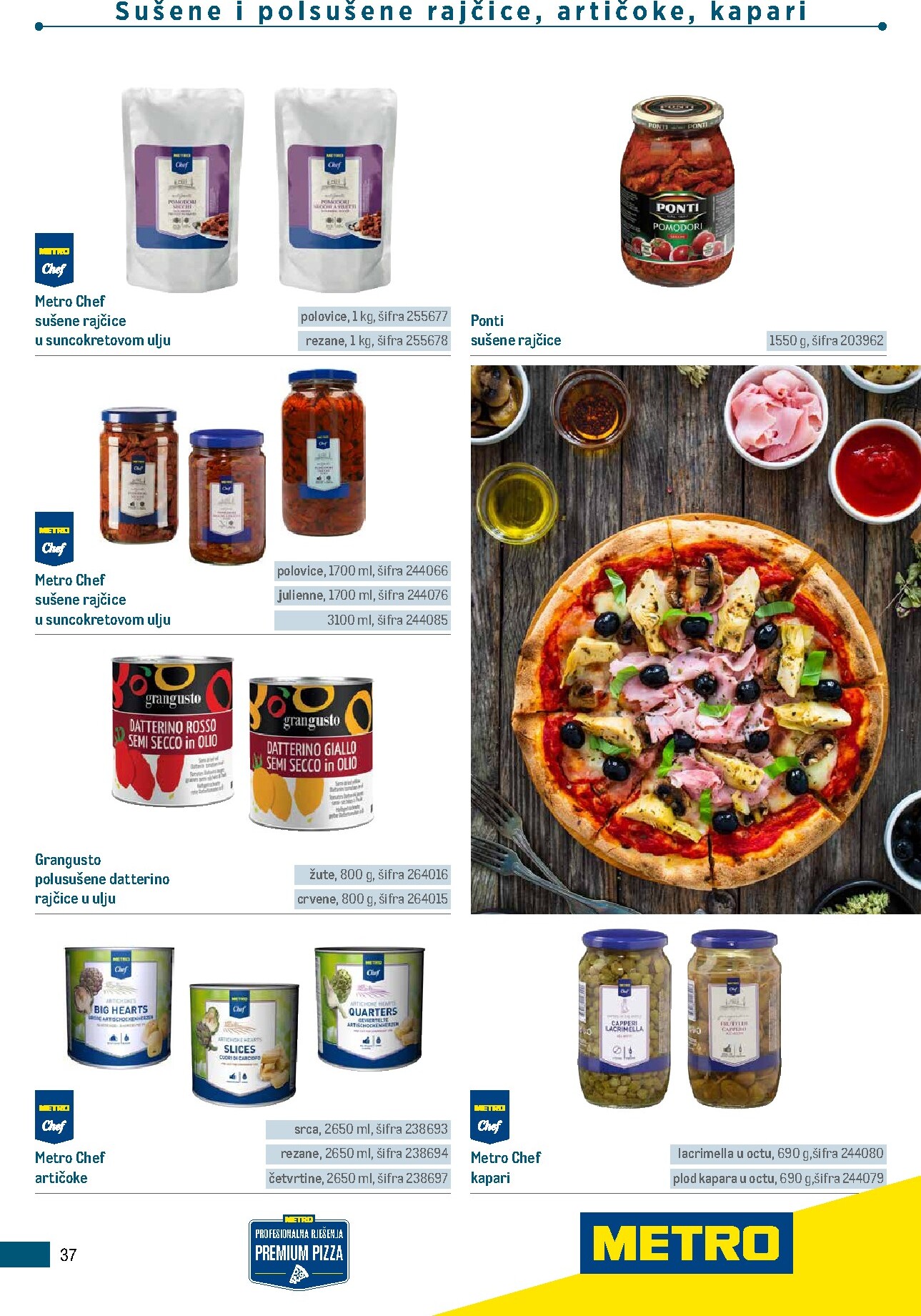metro - Aktualni katalog Metro - Poslovna rješenja - Pizzeria od ponedjeljka, 06.07.2026 do četvrtka, 31.12.2026 - page: 37