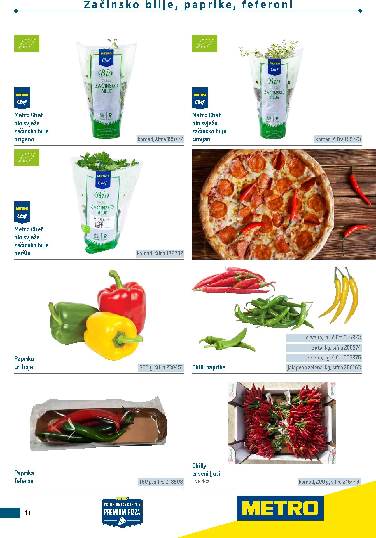 metro - Aktualni katalog Metro - Poslovna rješenja - Pizzeria od ponedjeljka, 06.07.2026 do četvrtka, 31.12.2026 - page: 11