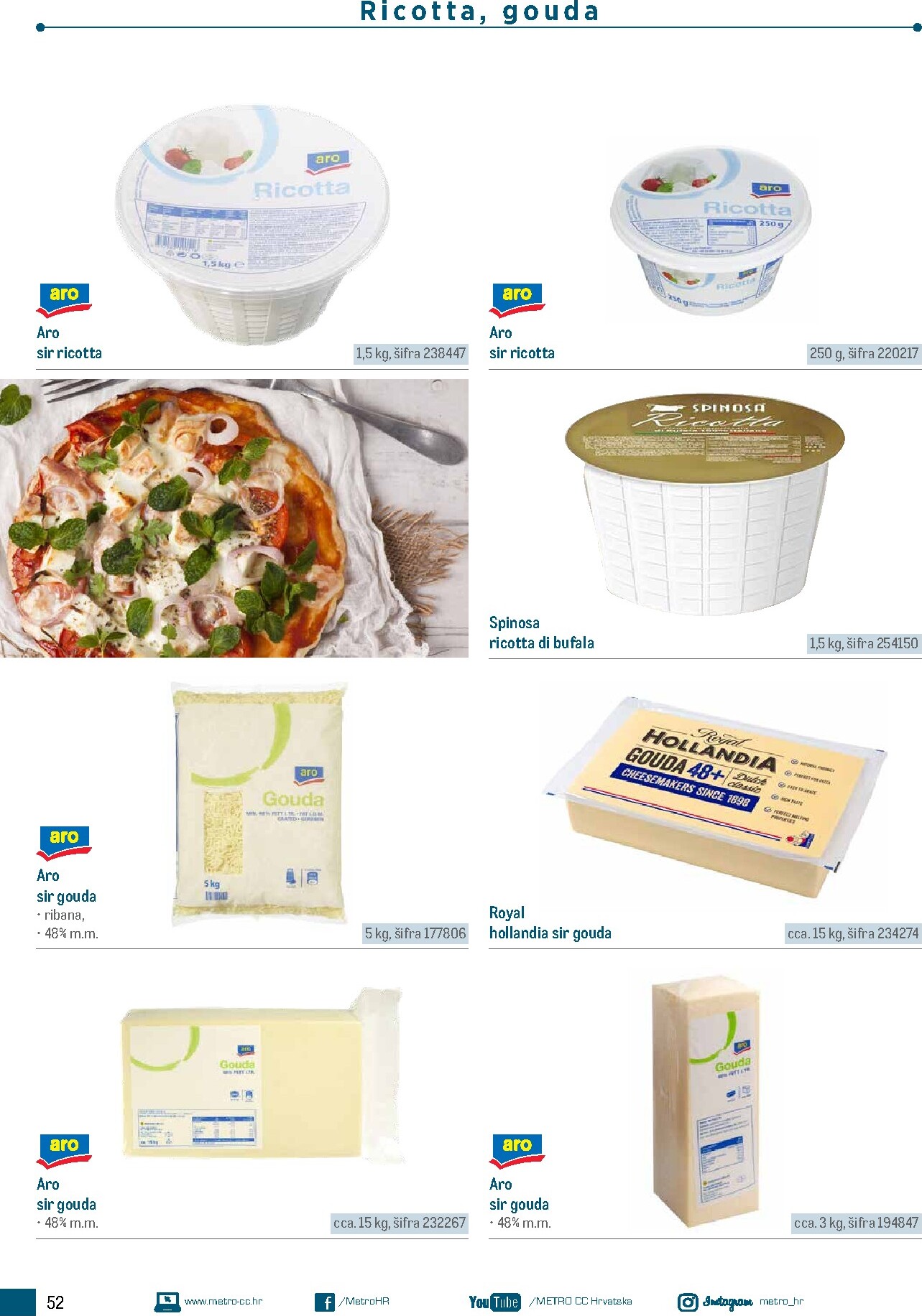 metro - Aktualni katalog Metro - Poslovna rješenja - Pizzeria od ponedjeljka, 06.07.2026 do četvrtka, 31.12.2026 - page: 52