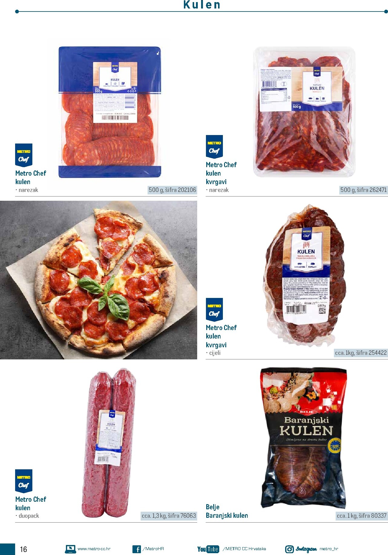 metro - Aktualni katalog Metro - Poslovna rješenja - Pizzeria od ponedjeljka, 06.07.2026 do četvrtka, 31.12.2026 - page: 16