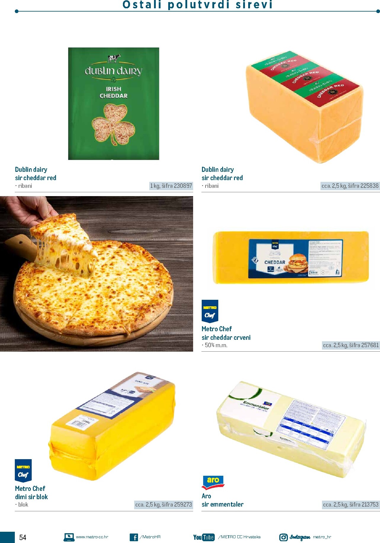 metro - Aktualni katalog Metro - Poslovna rješenja - Pizzeria od ponedjeljka, 06.07.2026 do četvrtka, 31.12.2026 - page: 54