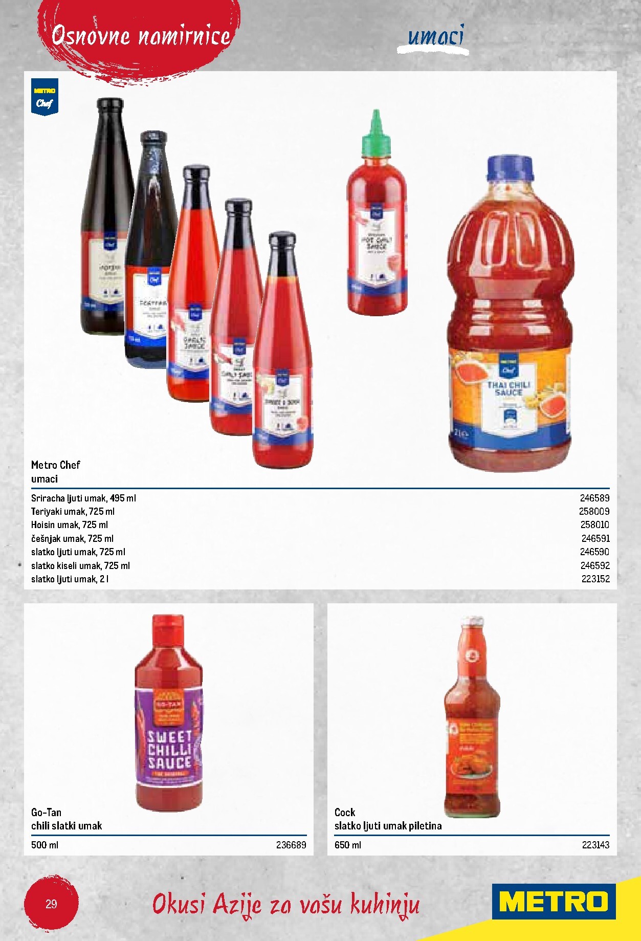 metro - Aktualni katalog Metro - Poslovna rješenja - Azijska kuhinja od ponedjeljka, 06.07.2026 do četvrtka, 31.12.2026 - page: 29