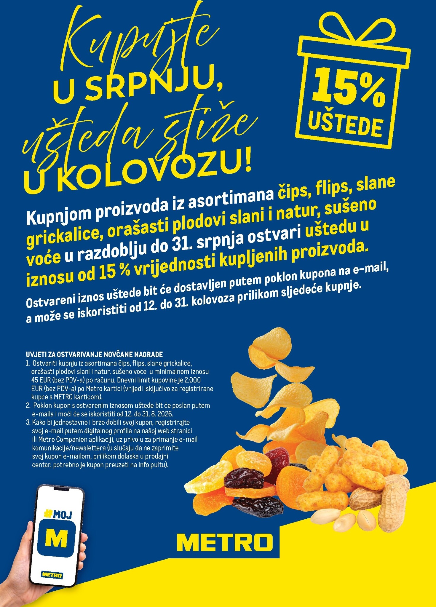 metro - Aktualni katalog Metro - Kupi i uštedi - Slane grickalice od srijede, 01.07.2026 do petka, 31.07.2026