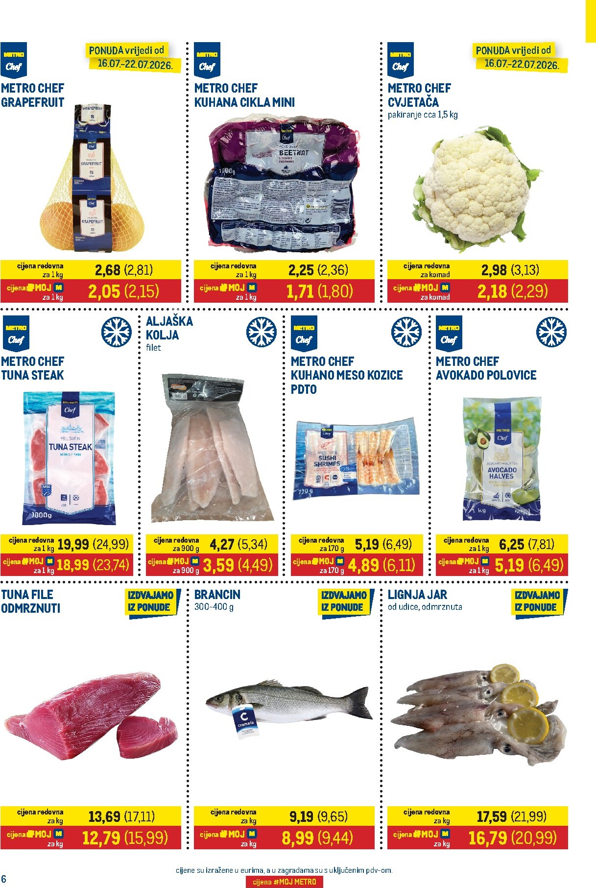 metro - Novi Metro - Prehrana i neprehrana katalog od četvrtka, 16.07.2026 do nedjelje, 02.08.2026 - page: 6