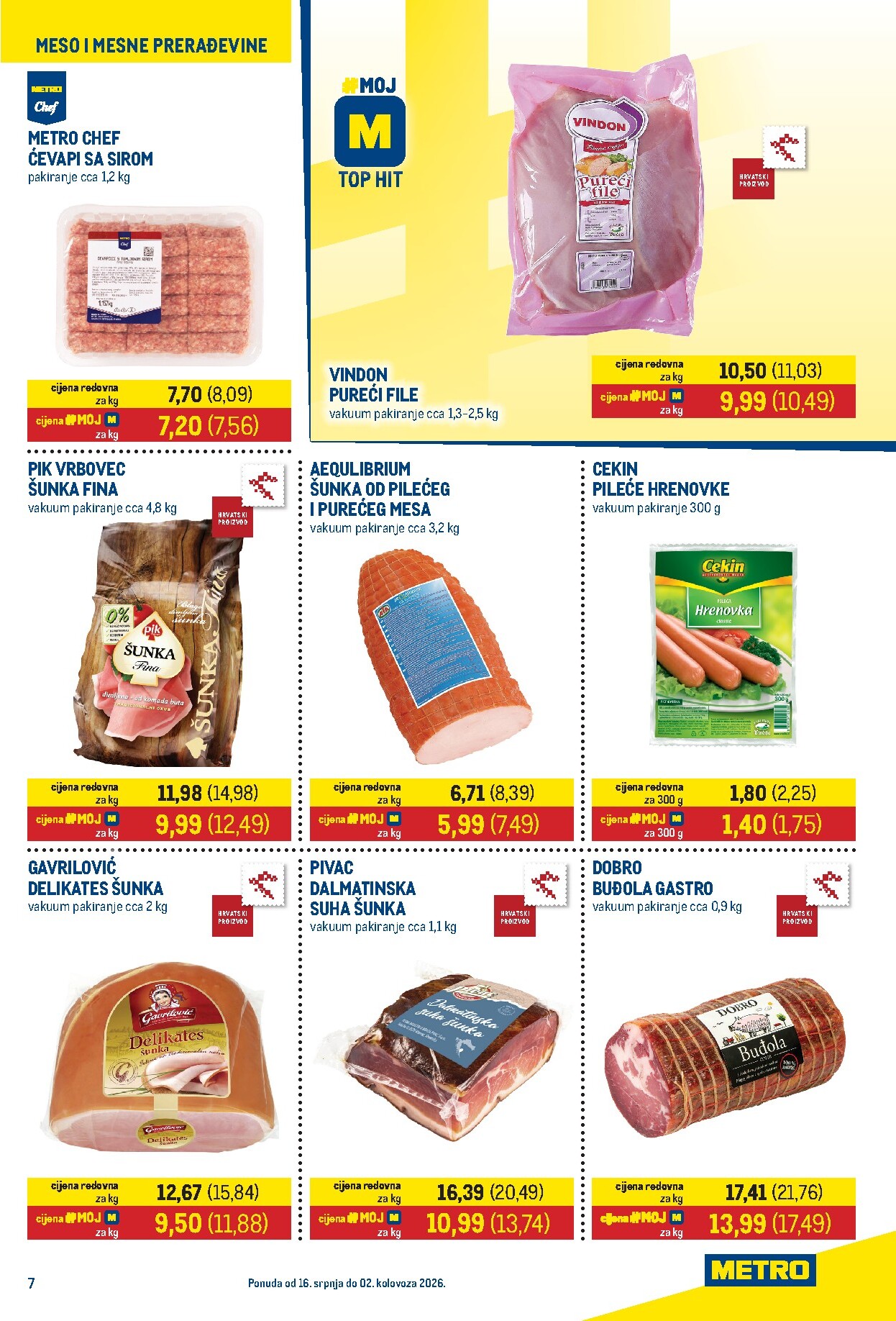 metro - Novi Metro - Prehrana i neprehrana katalog od četvrtka, 16.07.2026 do nedjelje, 02.08.2026 - page: 7