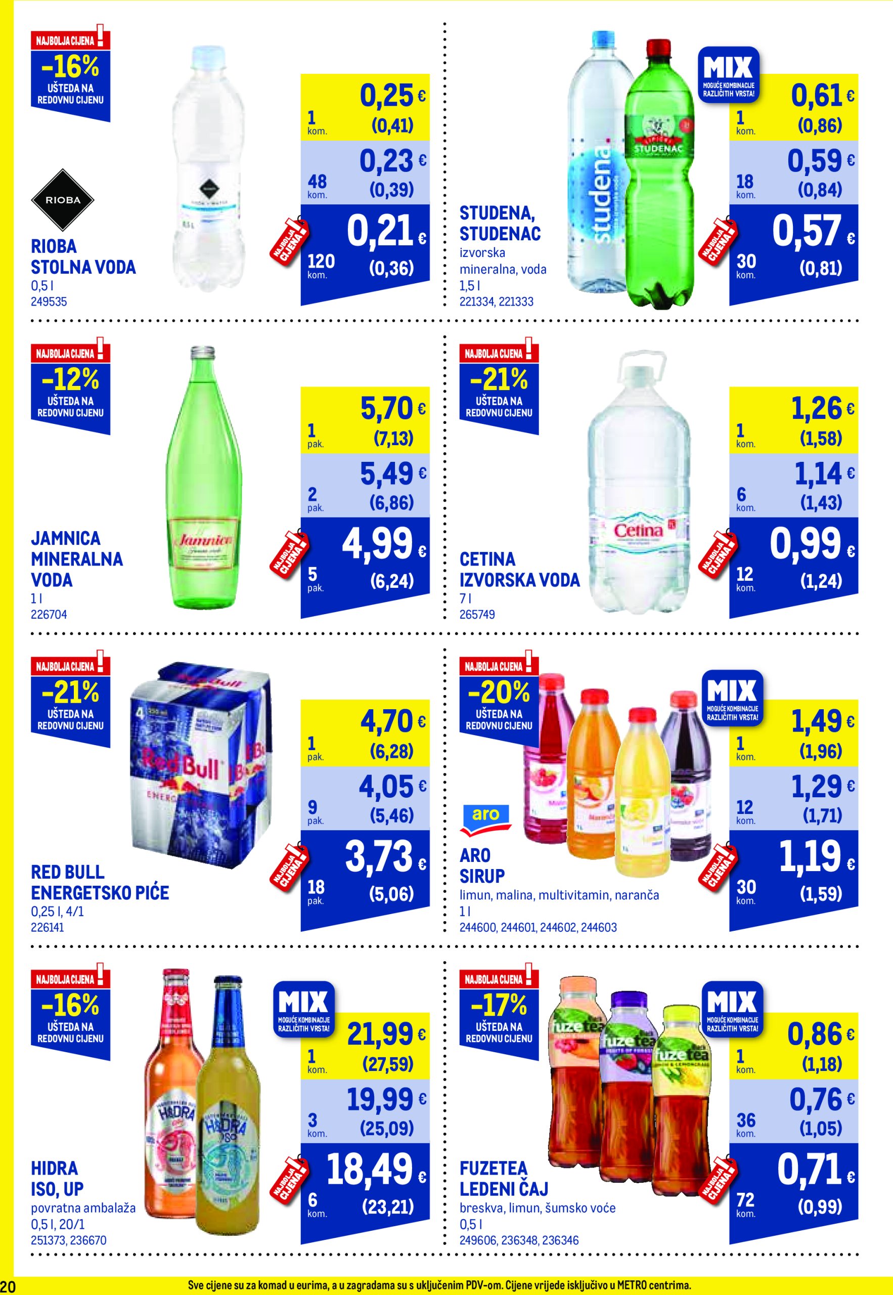metro - Metro - Profi cijena katalog vrijedi od 01.04. do 30.04. - page: 20 metro - Metro - Profi cijena katalog vrijedi od 01.04. do 30.04. - page: 20