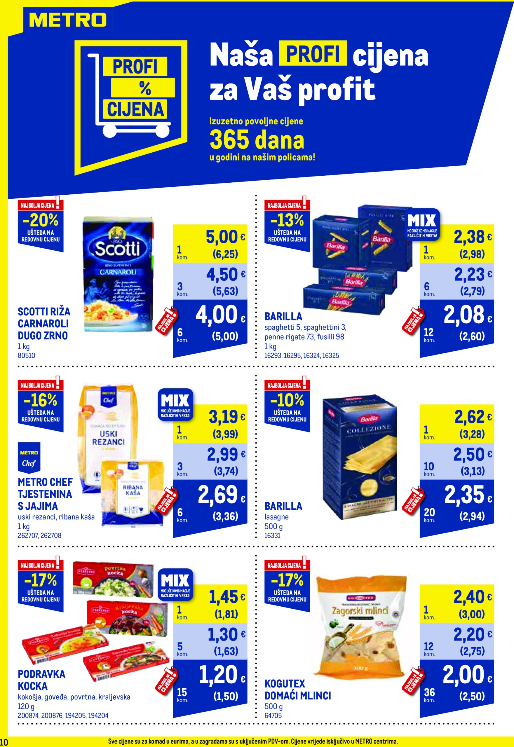 metro - Metro - Profi cijena katalog vrijedi od 01.04. do 30.04. - page: 10 metro - Metro - Profi cijena katalog vrijedi od 01.04. do 30.04. - page: 10