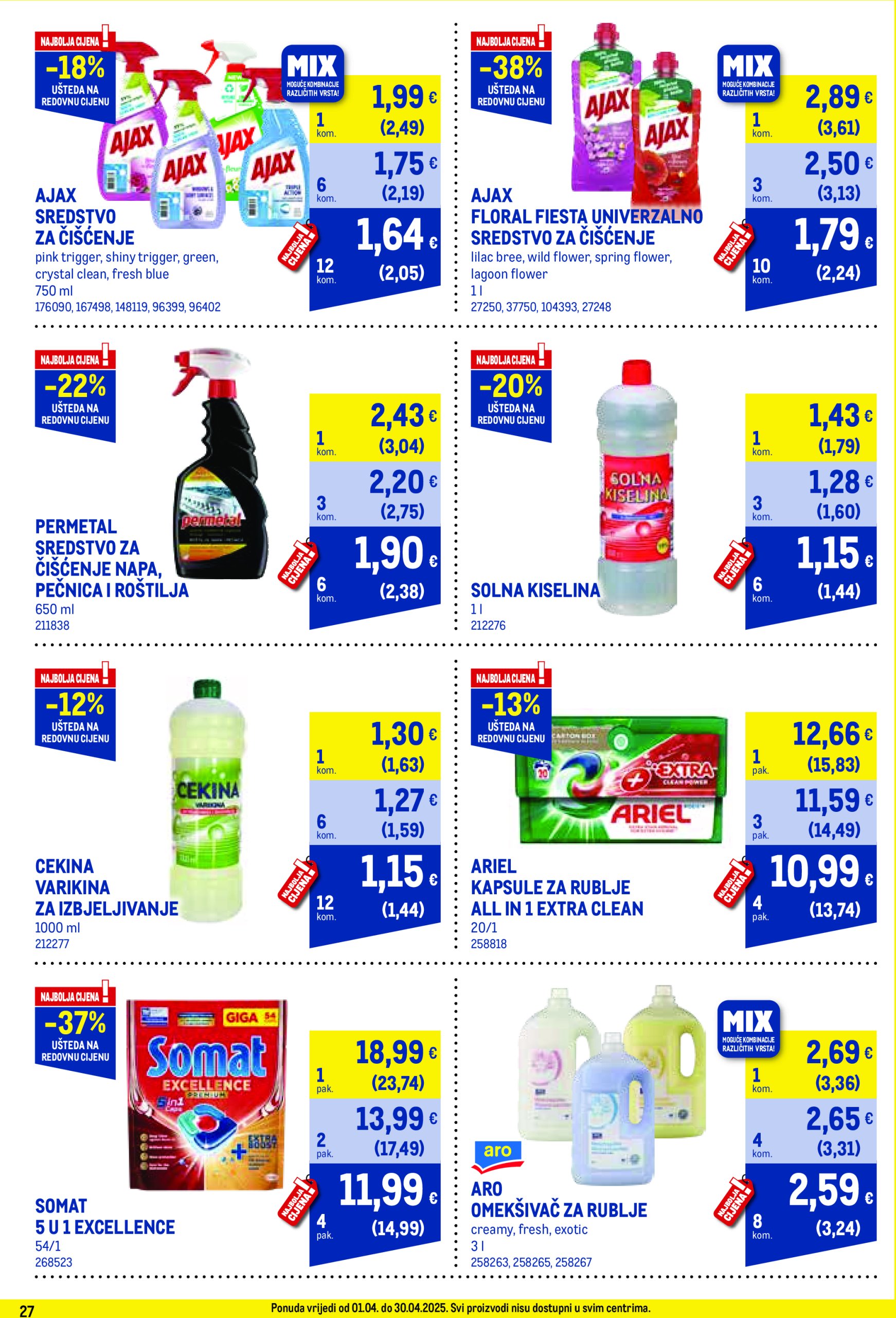metro - Metro - Profi cijena katalog vrijedi od 01.04. do 30.04. - page: 27 metro - Metro - Profi cijena katalog vrijedi od 01.04. do 30.04. - page: 27