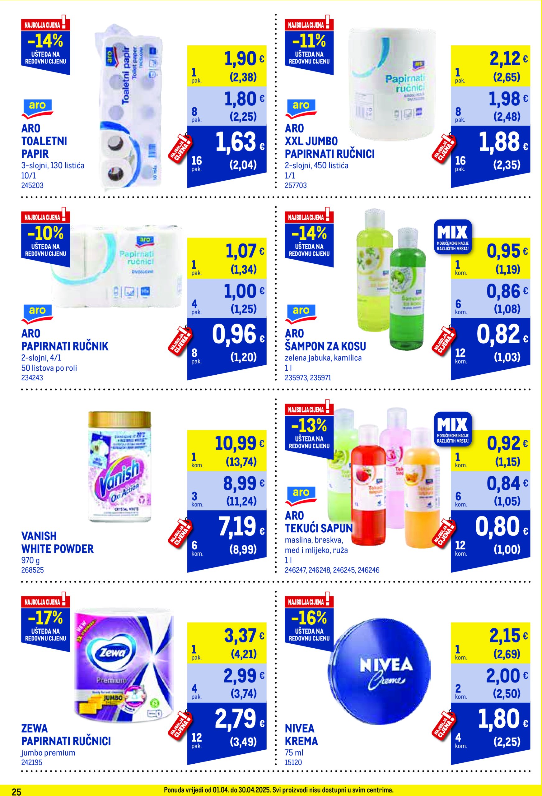 metro - Metro - Profi cijena katalog vrijedi od 01.04. do 30.04. - page: 25 metro - Metro - Profi cijena katalog vrijedi od 01.04. do 30.04. - page: 25
