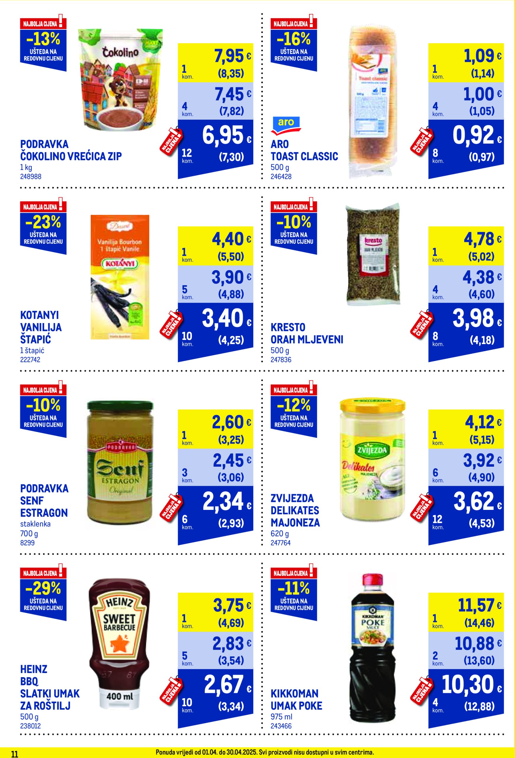 metro - Metro - Profi cijena katalog vrijedi od 01.04. do 30.04. - page: 11 metro - Metro - Profi cijena katalog vrijedi od 01.04. do 30.04. - page: 11
