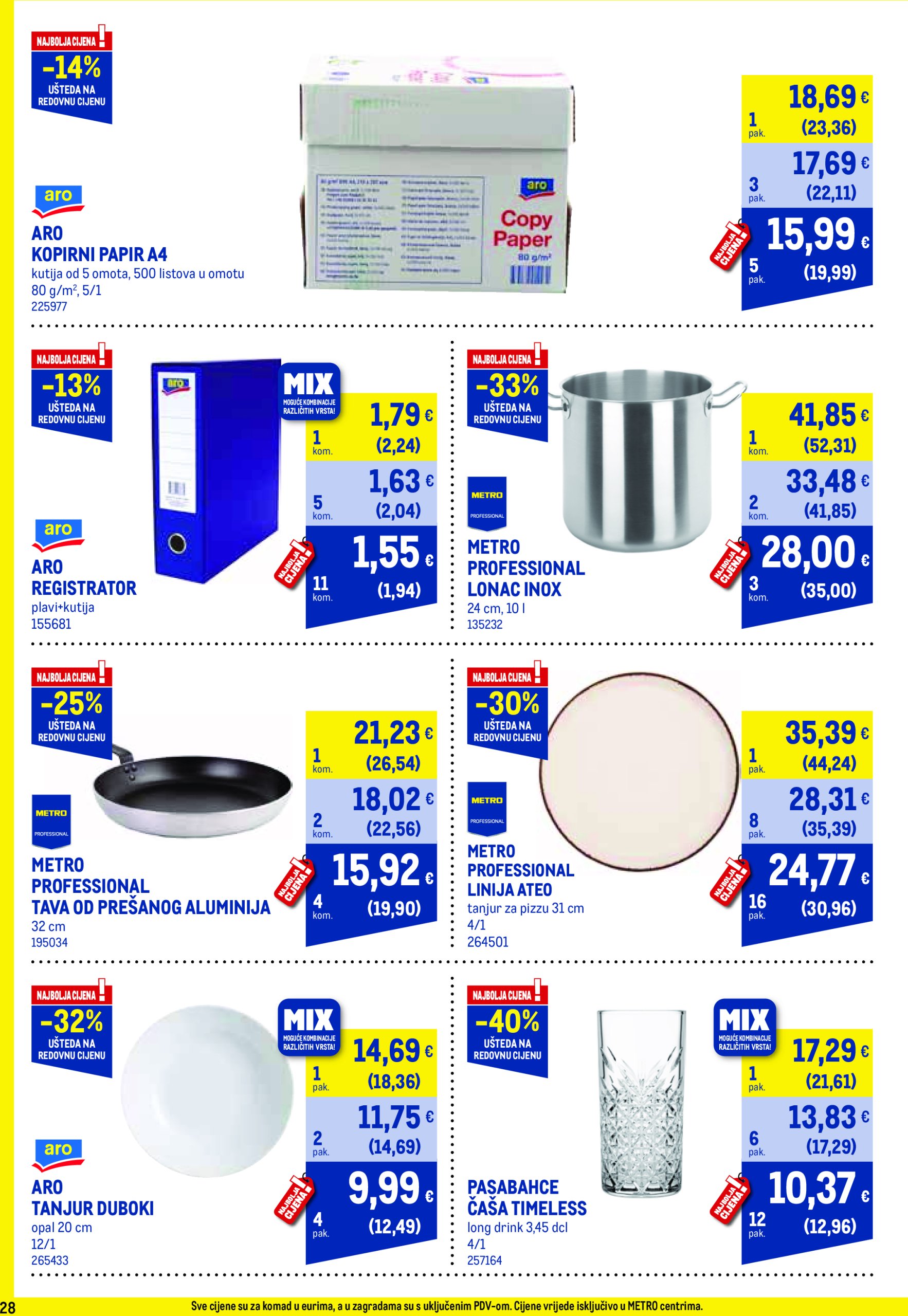 metro - Metro - Profi cijena katalog vrijedi od 01.04. do 30.04. - page: 28 metro - Metro - Profi cijena katalog vrijedi od 01.04. do 30.04. - page: 28