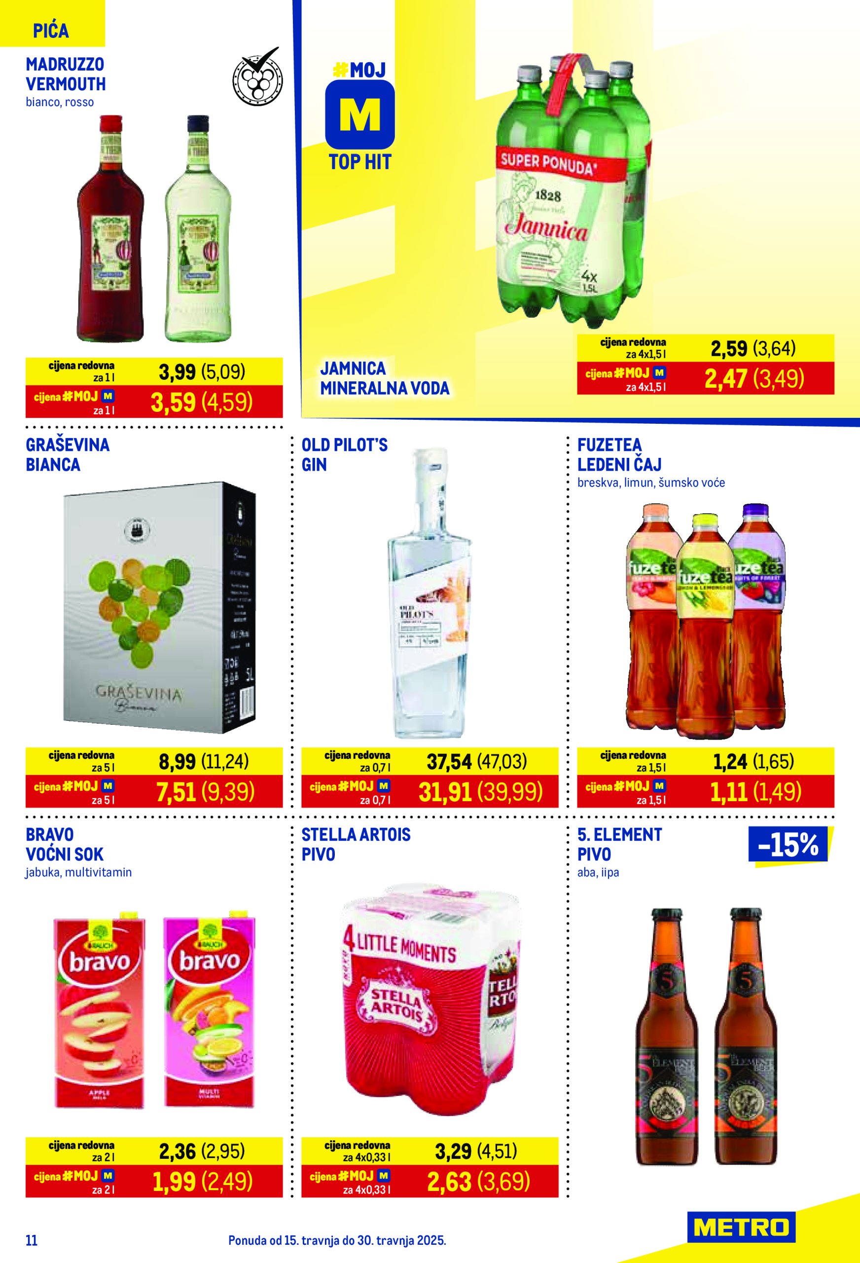 metro - Metro - Prehrana i neprehrana katalog vrijedi od 15.04. do 30.04. - page: 11