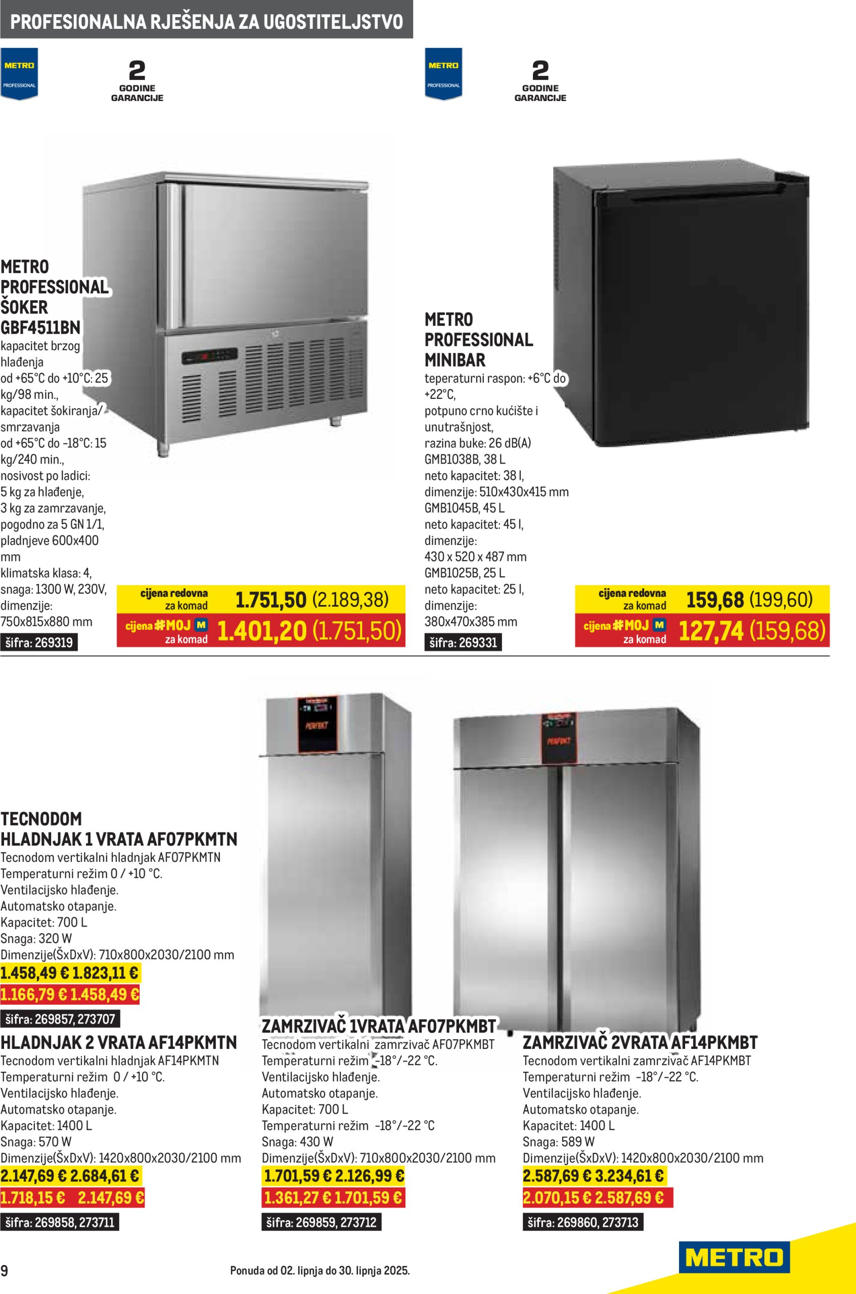 metro - Prelistajte ovaj Metro - Gastro katalog, vrijedi od 02.06. do 30.06. - page: 9