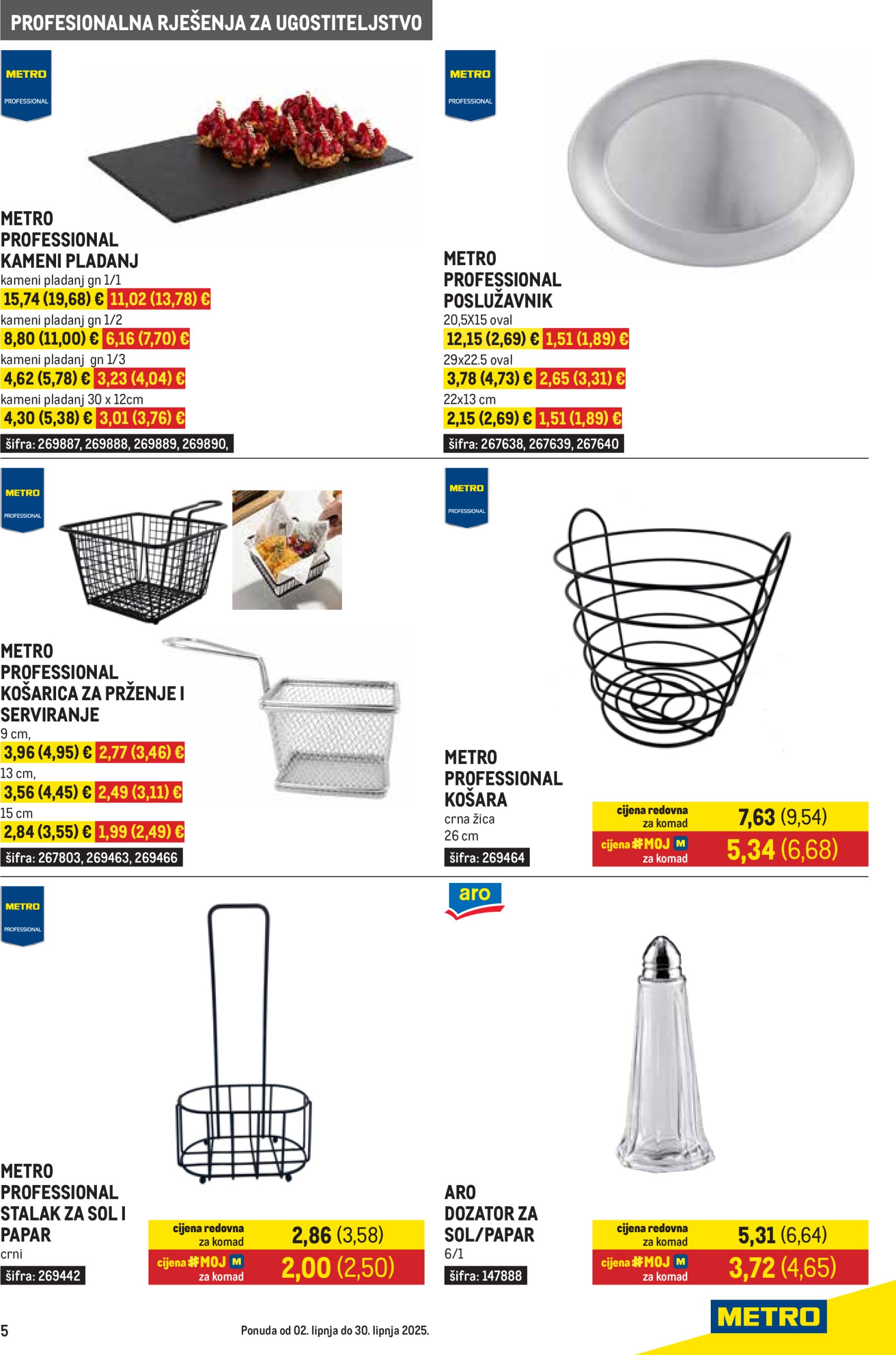 metro - Prelistajte ovaj Metro - Gastro katalog, vrijedi od 02.06. do 30.06. - page: 5