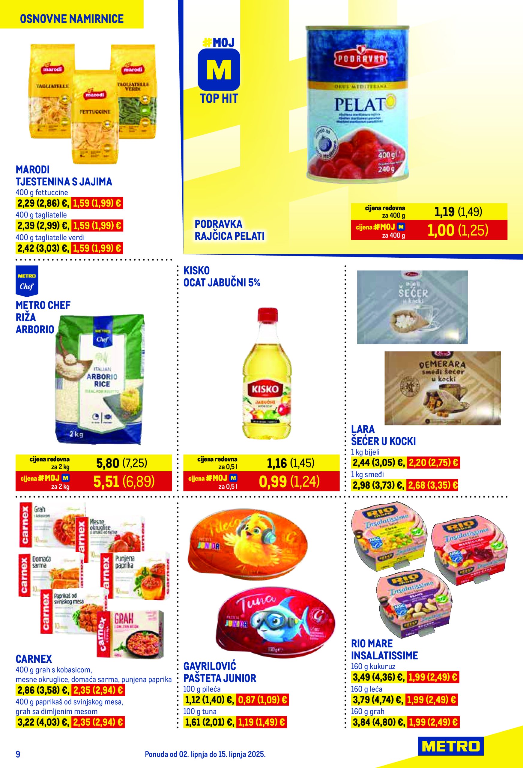 metro - Prelistajte ovaj Metro - Prehrana i neprehrana katalog, vrijedi od 02.06. do 15.06. - page: 9