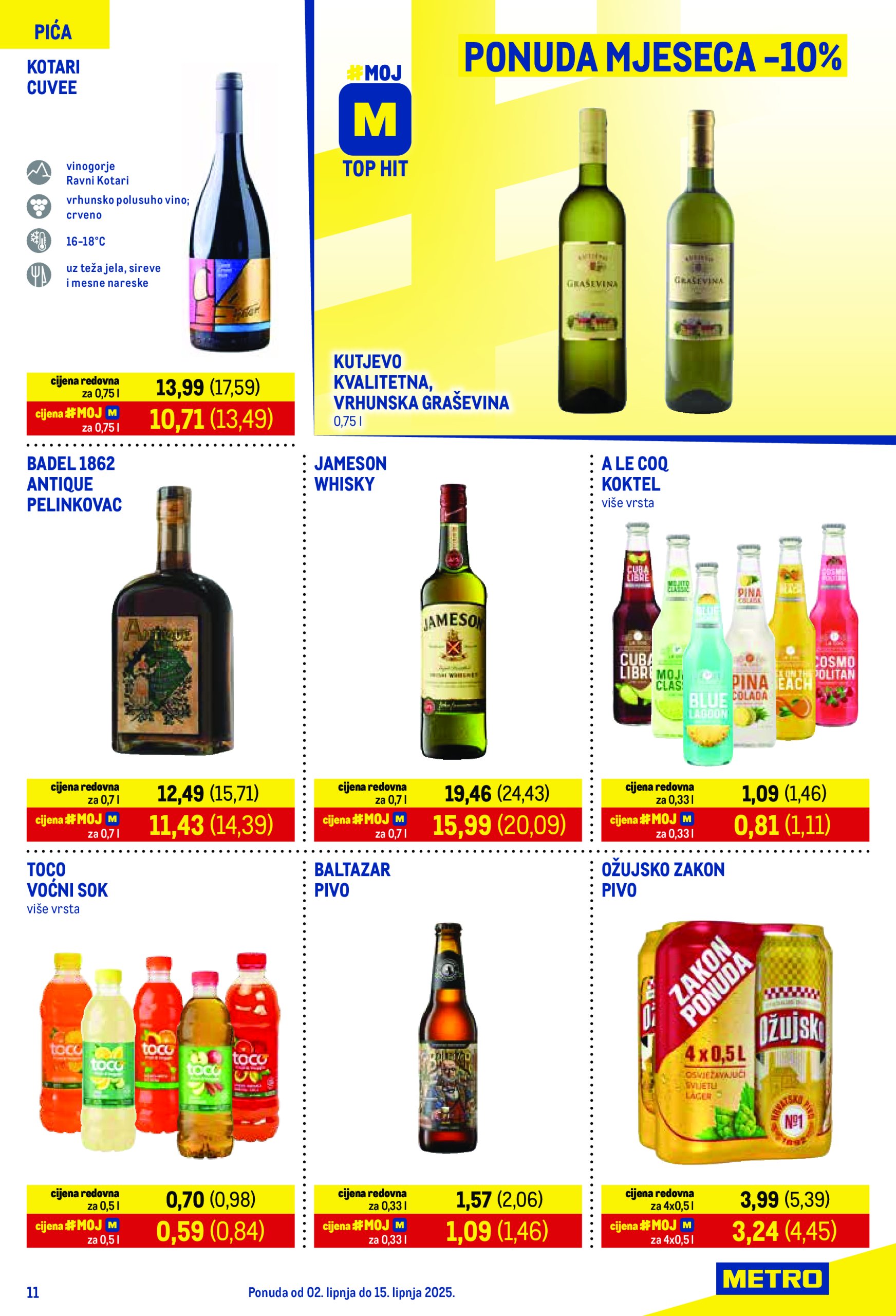 metro - Prelistajte ovaj Metro - Prehrana i neprehrana katalog, vrijedi od 02.06. do 15.06. - page: 11