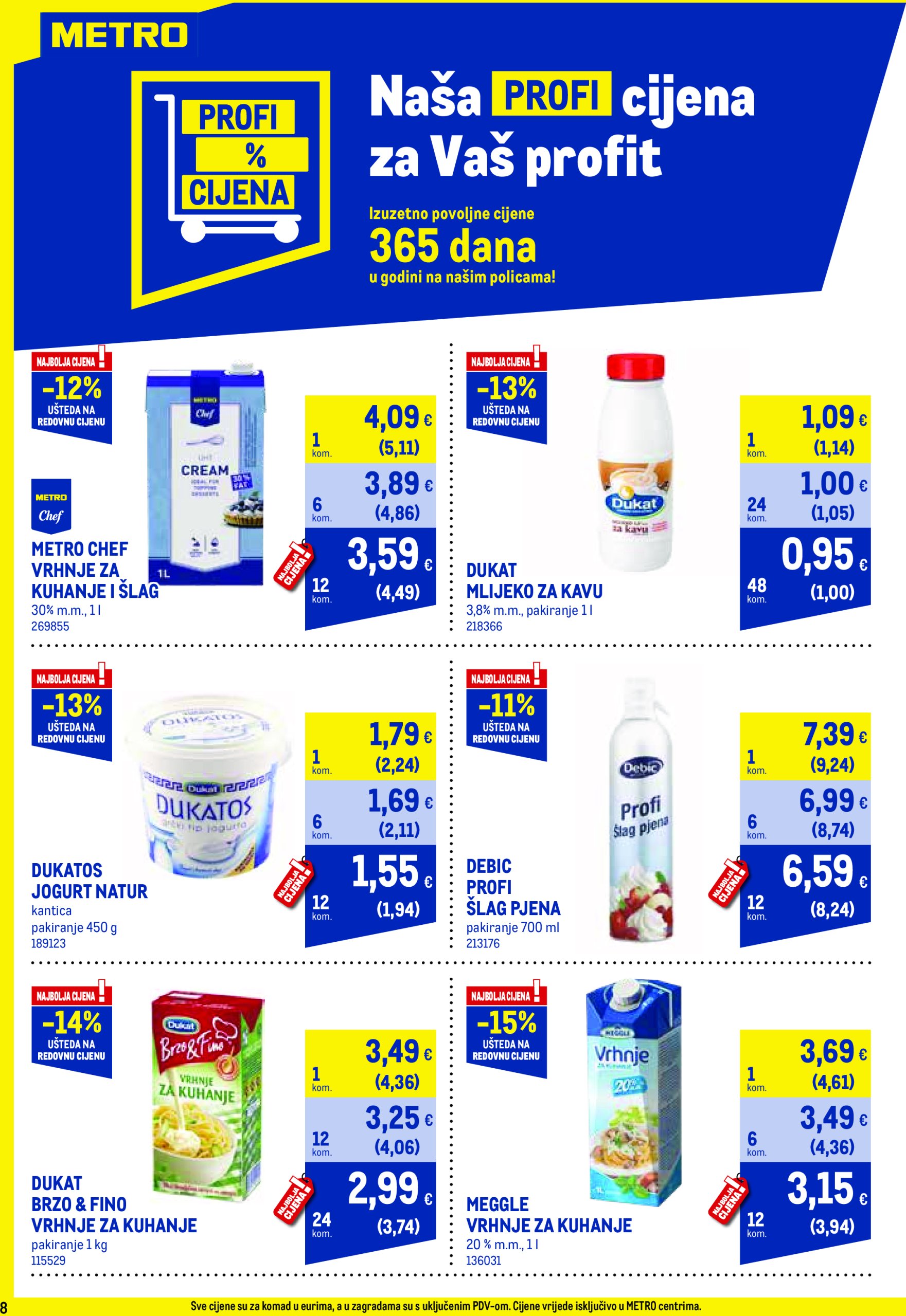 metro - Prelistajte katalog Metro - Profi cijena, vrijedi od 01.07. do 31.07. - page: 8 metro - Prelistajte katalog Metro - Profi cijena, vrijedi od 01.07. do 31.07. - page: 8