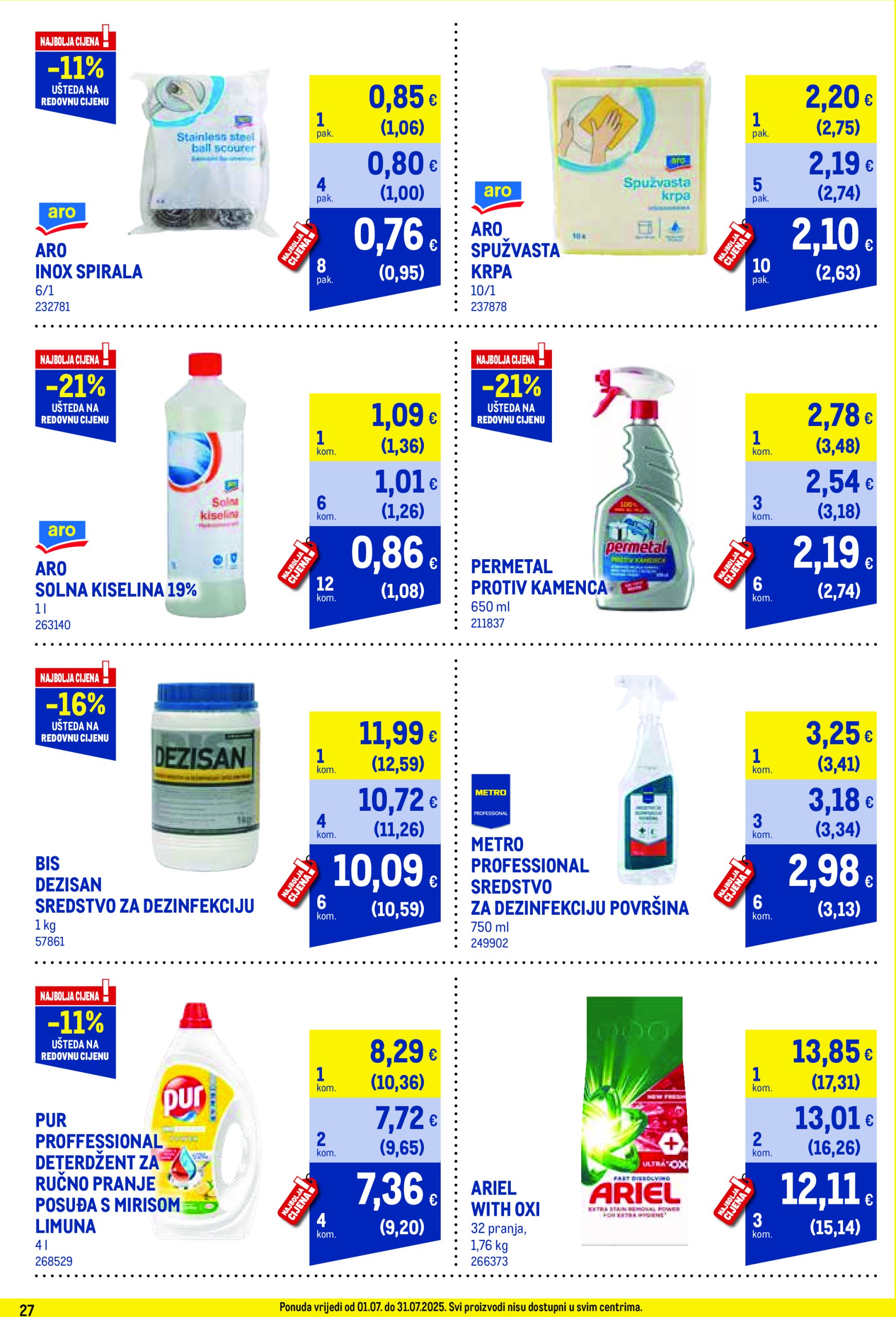 metro - Prelistajte katalog Metro - Profi cijena, vrijedi od 01.07. do 31.07. - page: 27 metro - Prelistajte katalog Metro - Profi cijena, vrijedi od 01.07. do 31.07. - page: 27