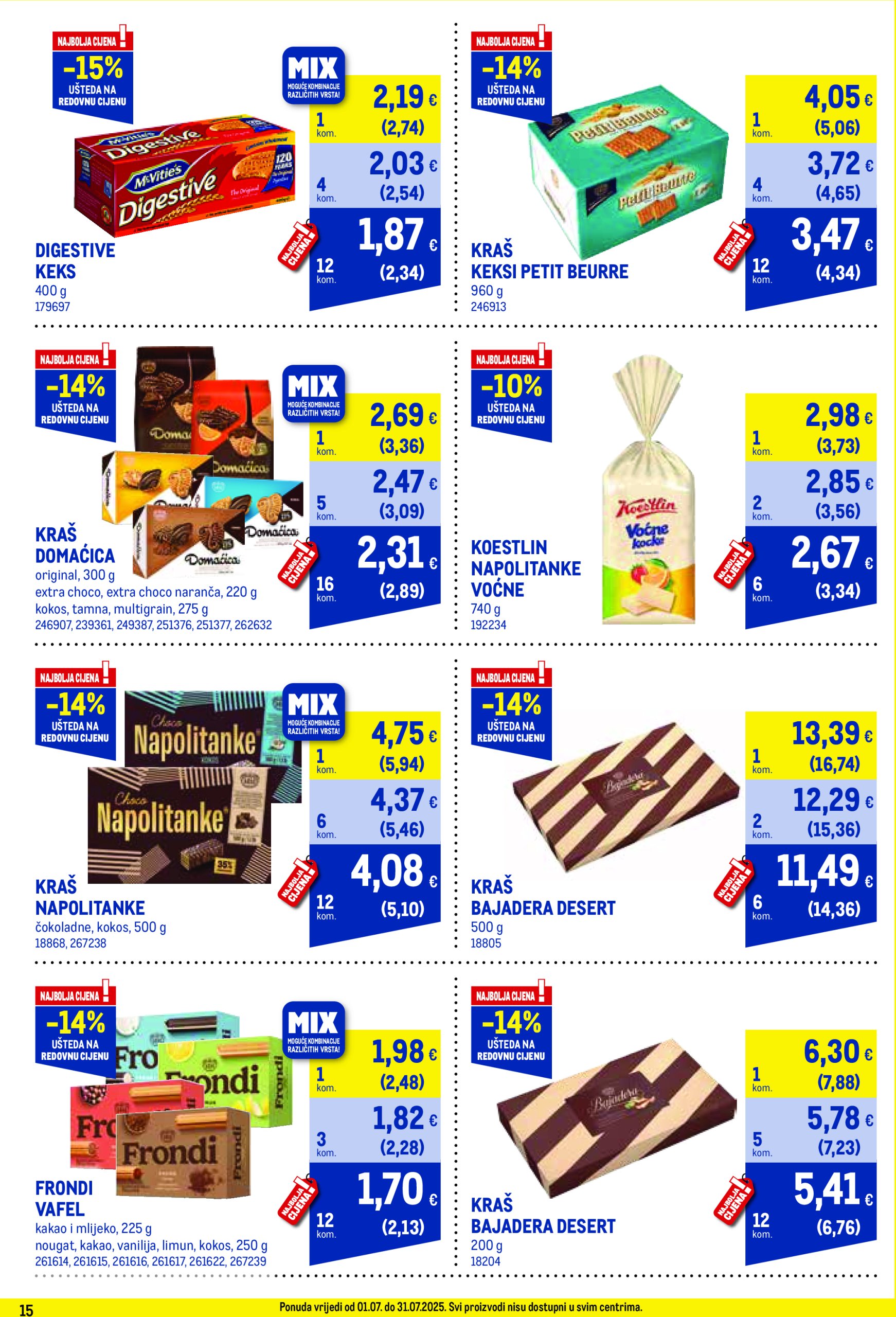 metro - Prelistajte katalog Metro - Profi cijena, vrijedi od 01.07. do 31.07. - page: 15 metro - Prelistajte katalog Metro - Profi cijena, vrijedi od 01.07. do 31.07. - page: 15