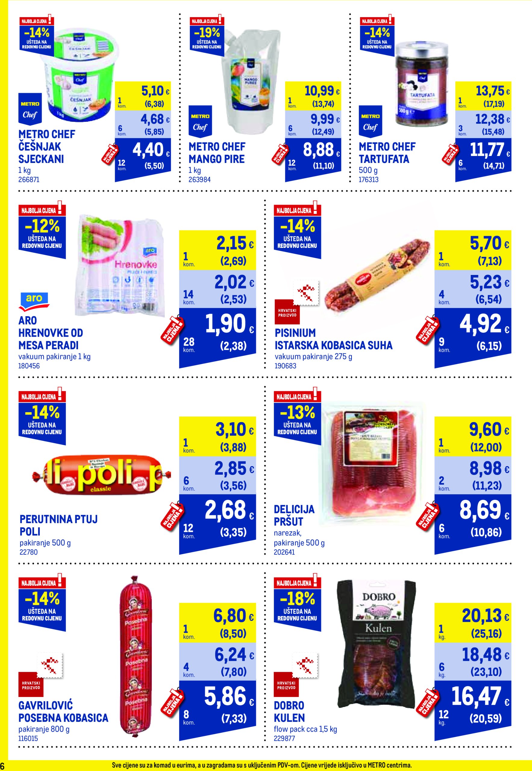 metro - Prelistajte katalog Metro - Profi cijena, vrijedi od 01.07. do 31.07. - page: 6 metro - Prelistajte katalog Metro - Profi cijena, vrijedi od 01.07. do 31.07. - page: 6