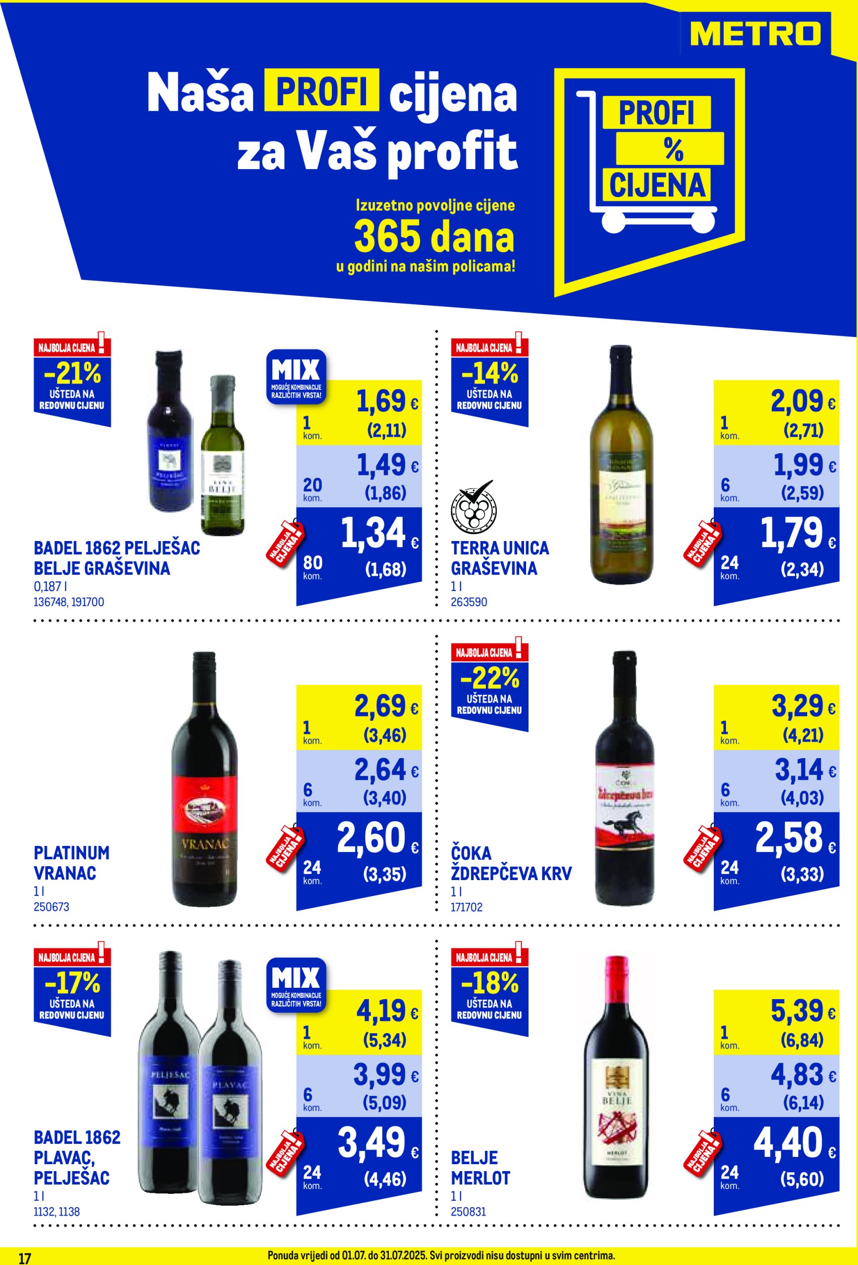 metro - Prelistajte katalog Metro - Profi cijena, vrijedi od 01.07. do 31.07. - page: 17 metro - Prelistajte katalog Metro - Profi cijena, vrijedi od 01.07. do 31.07. - page: 17