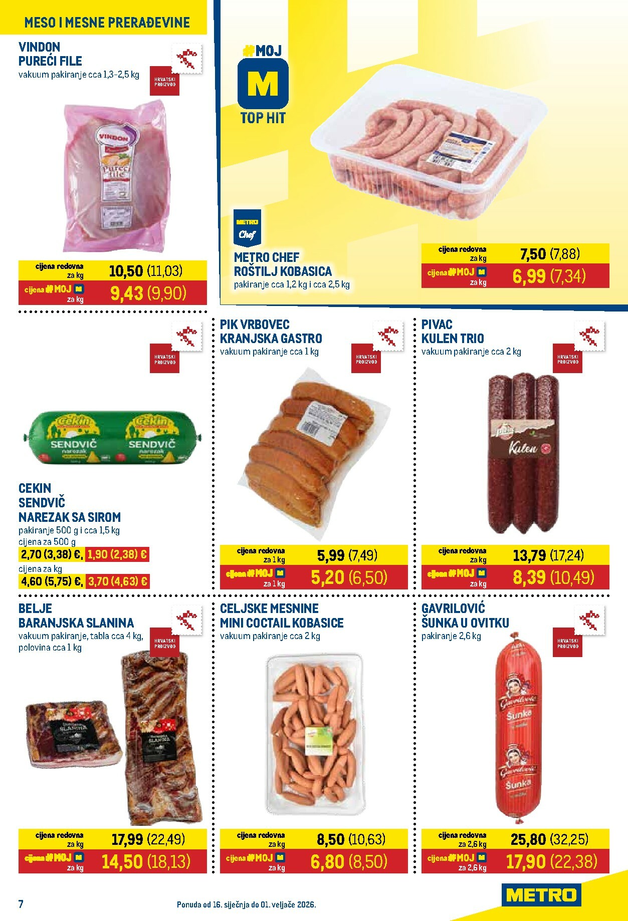 metro - Prelistajte katalog Metro - Prehrana i neprehrana, vrijedi od 16.01. do 01.02. - page: 7