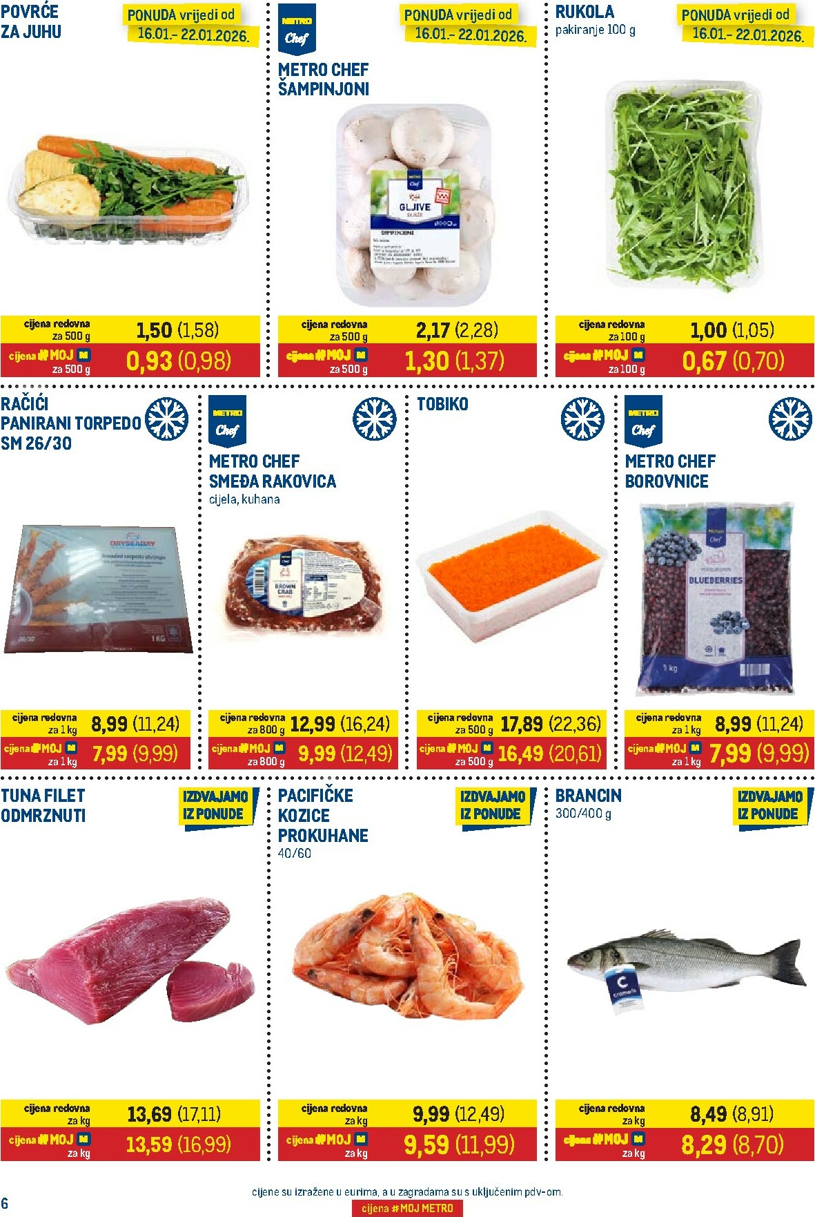 metro - Prelistajte katalog Metro - Prehrana i neprehrana, vrijedi od 16.01. do 01.02. - page: 6