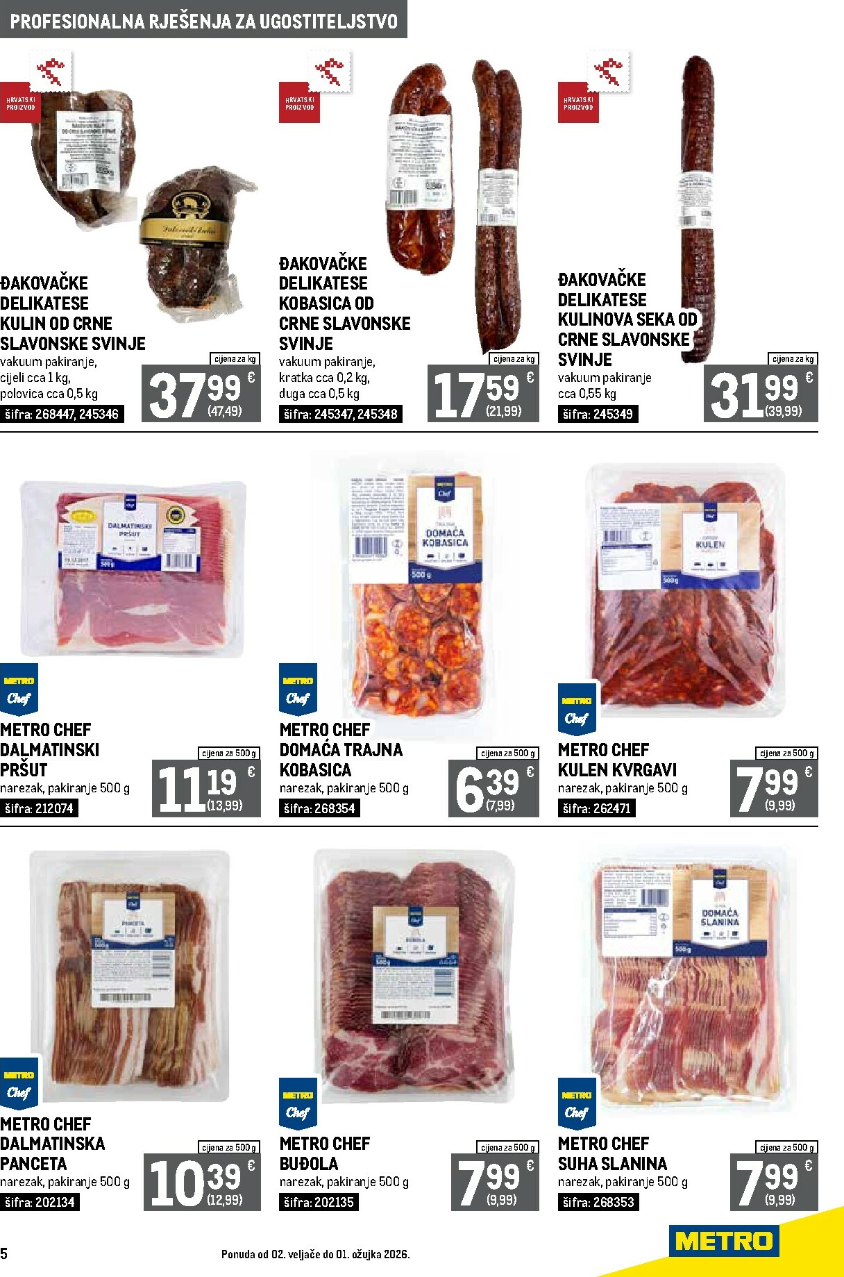 metro - Prelistajte katalog Metro - Profesionalna rješenja za ugostiteljstvo, vrijedi od 02.02.2026 do 01.03.2026 - page: 5