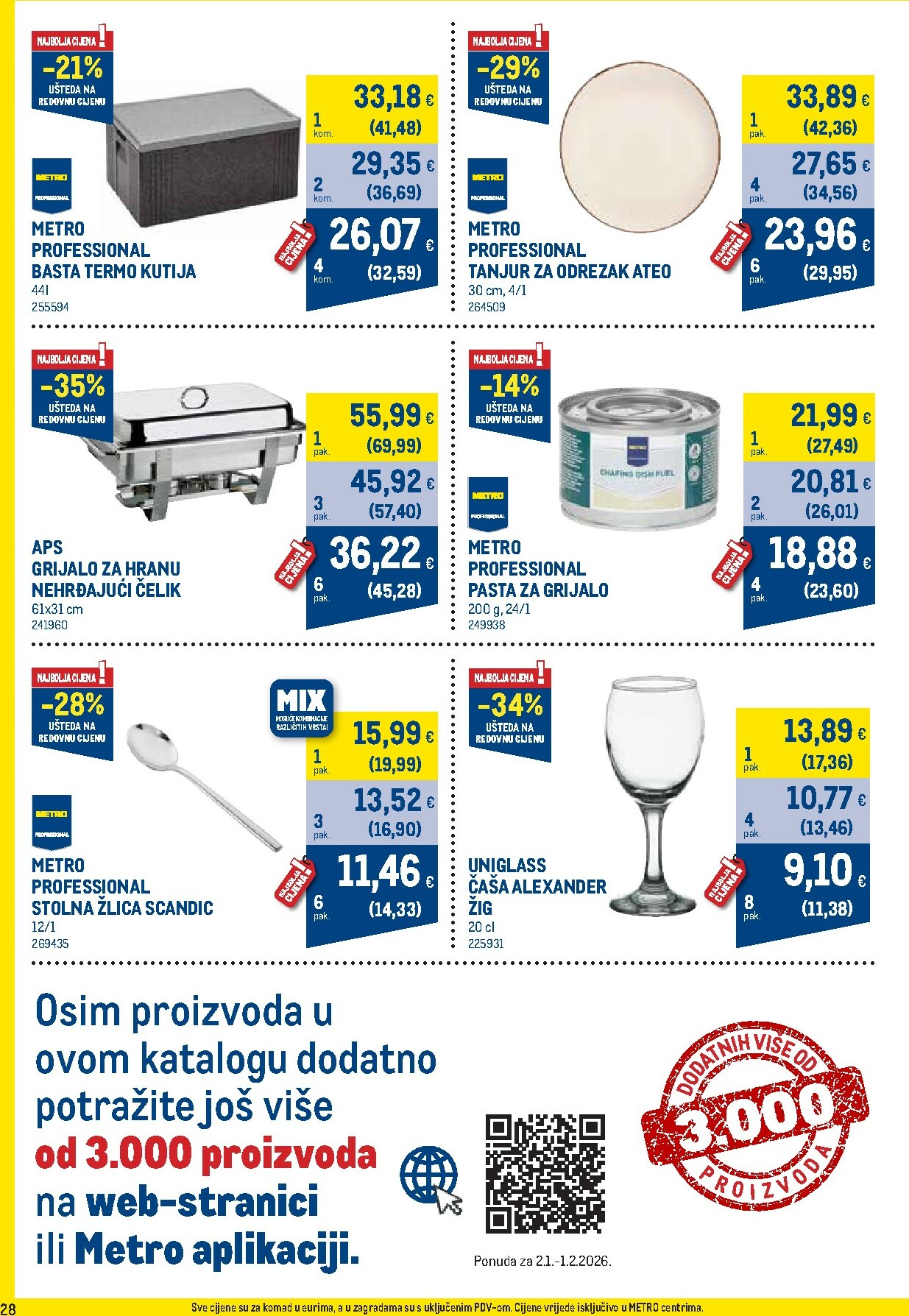 metro - Prelistajte katalog Metro - Profi cijena, vrijedi od 02.02.2026 do 01.03.2026 - page: 28