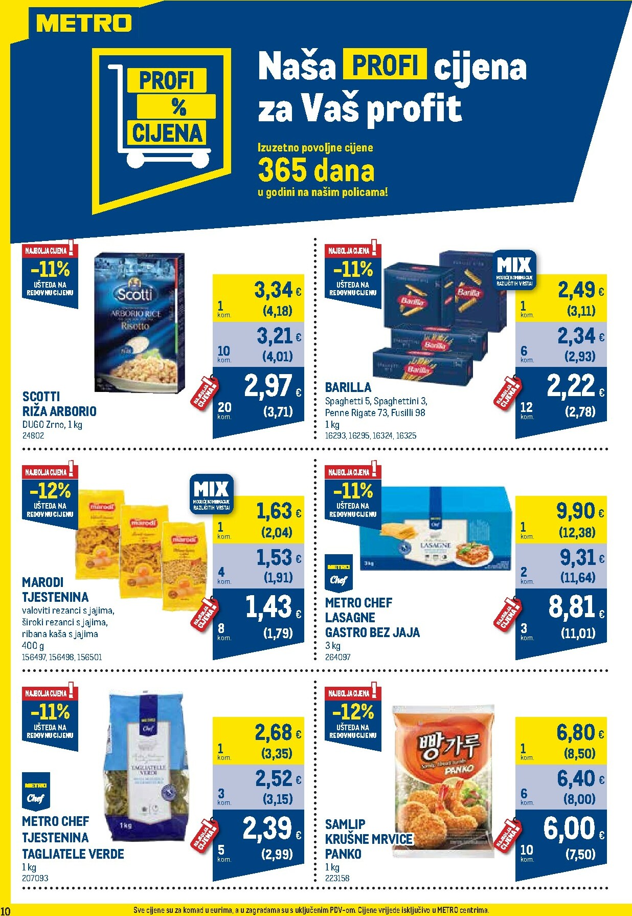 metro - Prelistajte katalog Metro - Profi cijena, vrijedi od 02.02.2026 do 01.03.2026 - page: 10