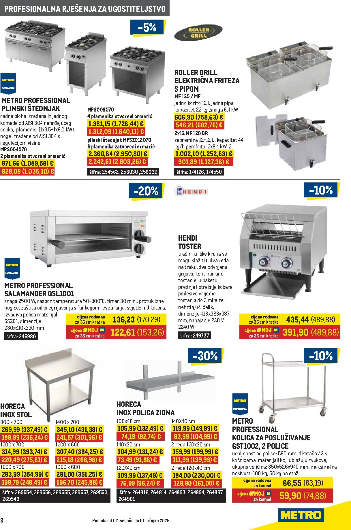 metro - Prelistajte katalog Metro - Gastro, vrijedi od 02.02.2026 do 01.03.2026 - page: 9