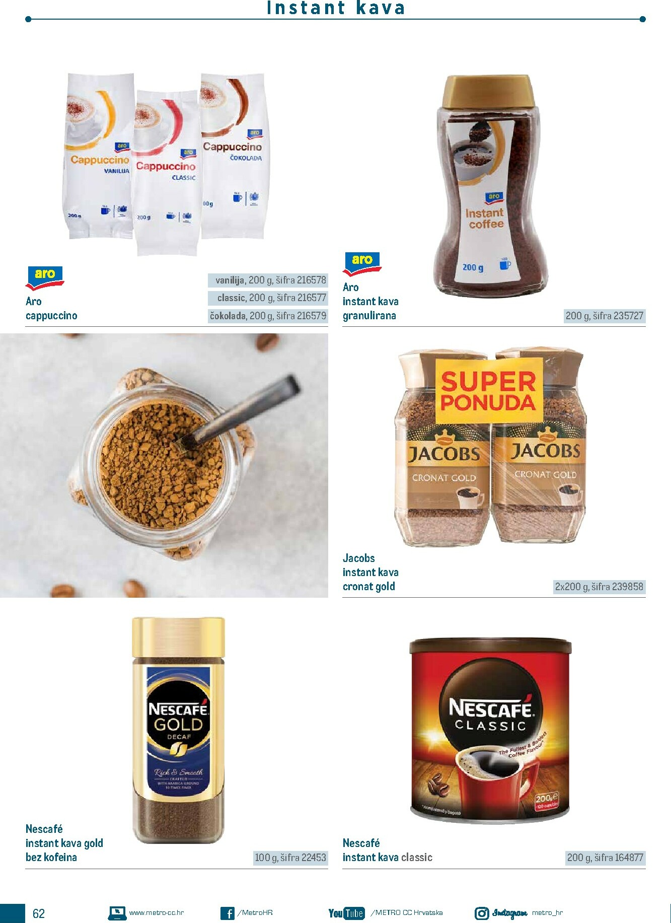 metro - Prelistajte katalog Metro - Poslovna rješenja - Doručak, vrijedi od 01.01.2026 do 31.12.2026 - page: 62