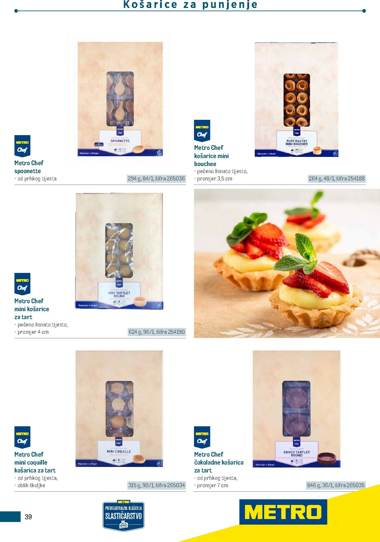 metro - Prelistajte katalog Metro - Poslovna rješenja - Proizvodi za slastičarstvo, vrijedi od 01.01.2026 do 31.12.2026 - page: 39