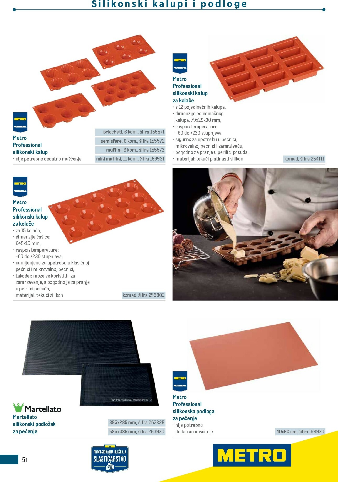 metro - Prelistajte katalog Metro - Poslovna rješenja - Proizvodi za slastičarstvo, vrijedi od 01.01.2026 do 31.12.2026 - page: 51