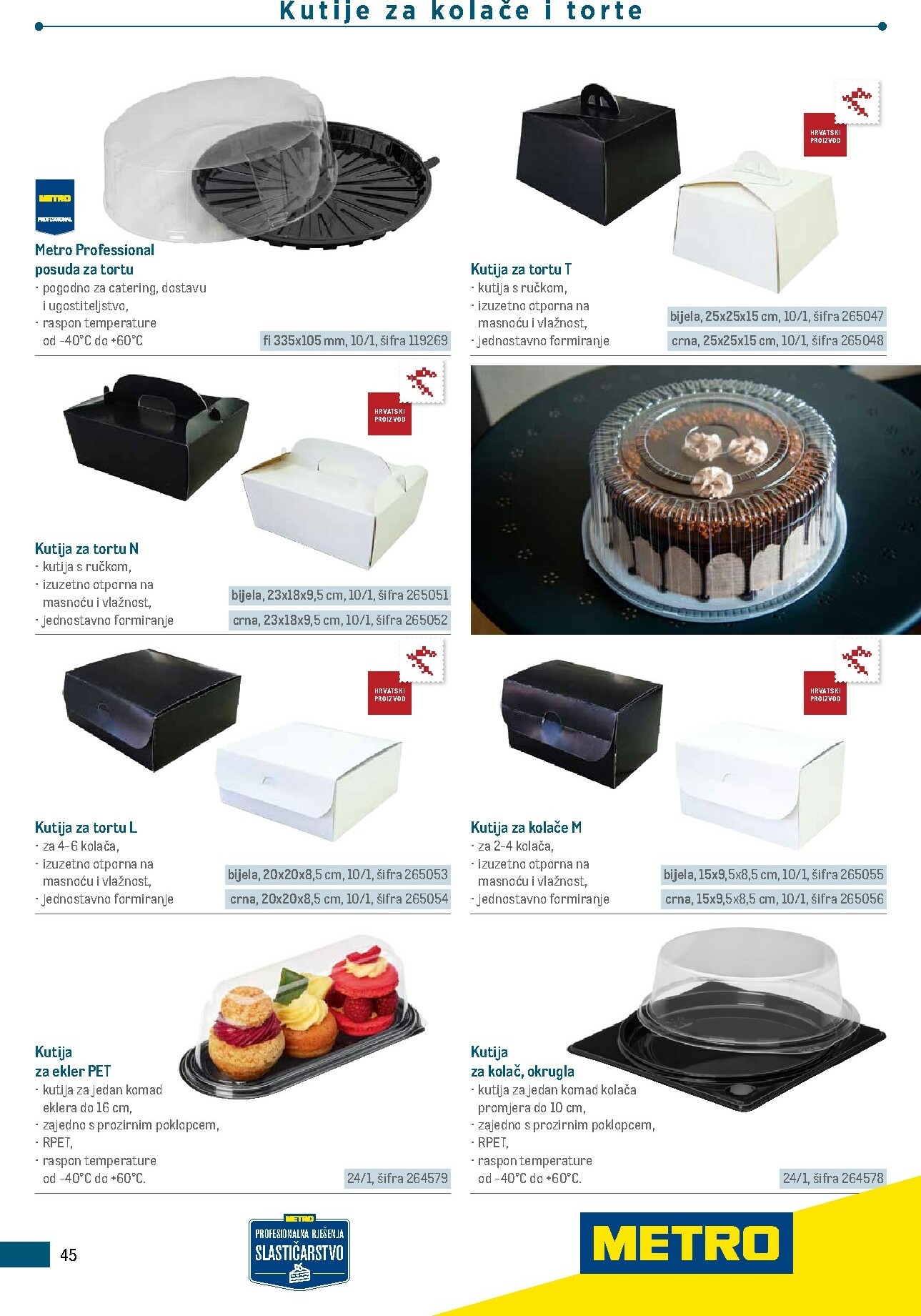 metro - Prelistajte katalog Metro - Poslovna rješenja - Proizvodi za slastičarstvo, vrijedi od 01.01.2026 do 31.12.2026 - page: 45