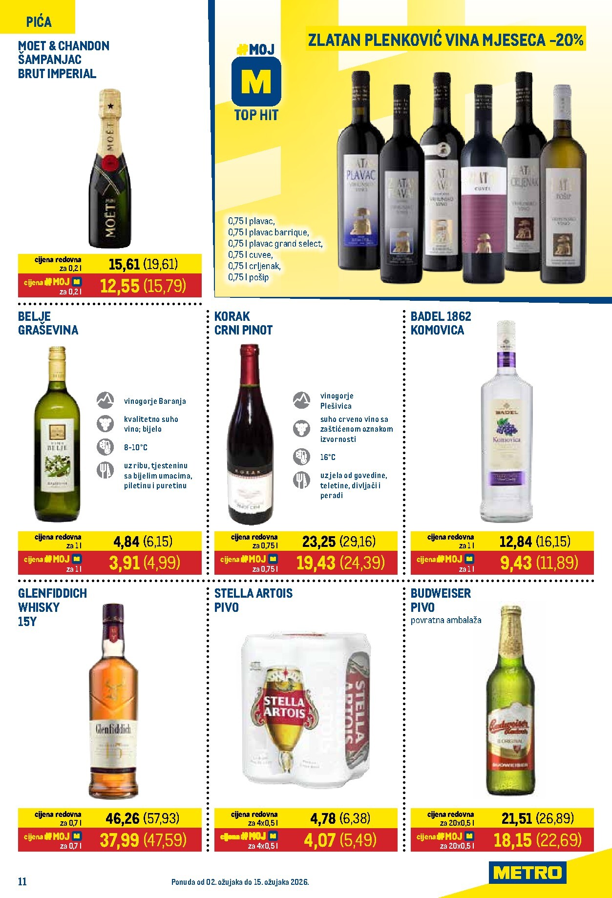 metro - Prelistajte katalog Metro - Prehrana i neprehrana, vrijedi od 02.03.2026 do 15.03.2026 - page: 11