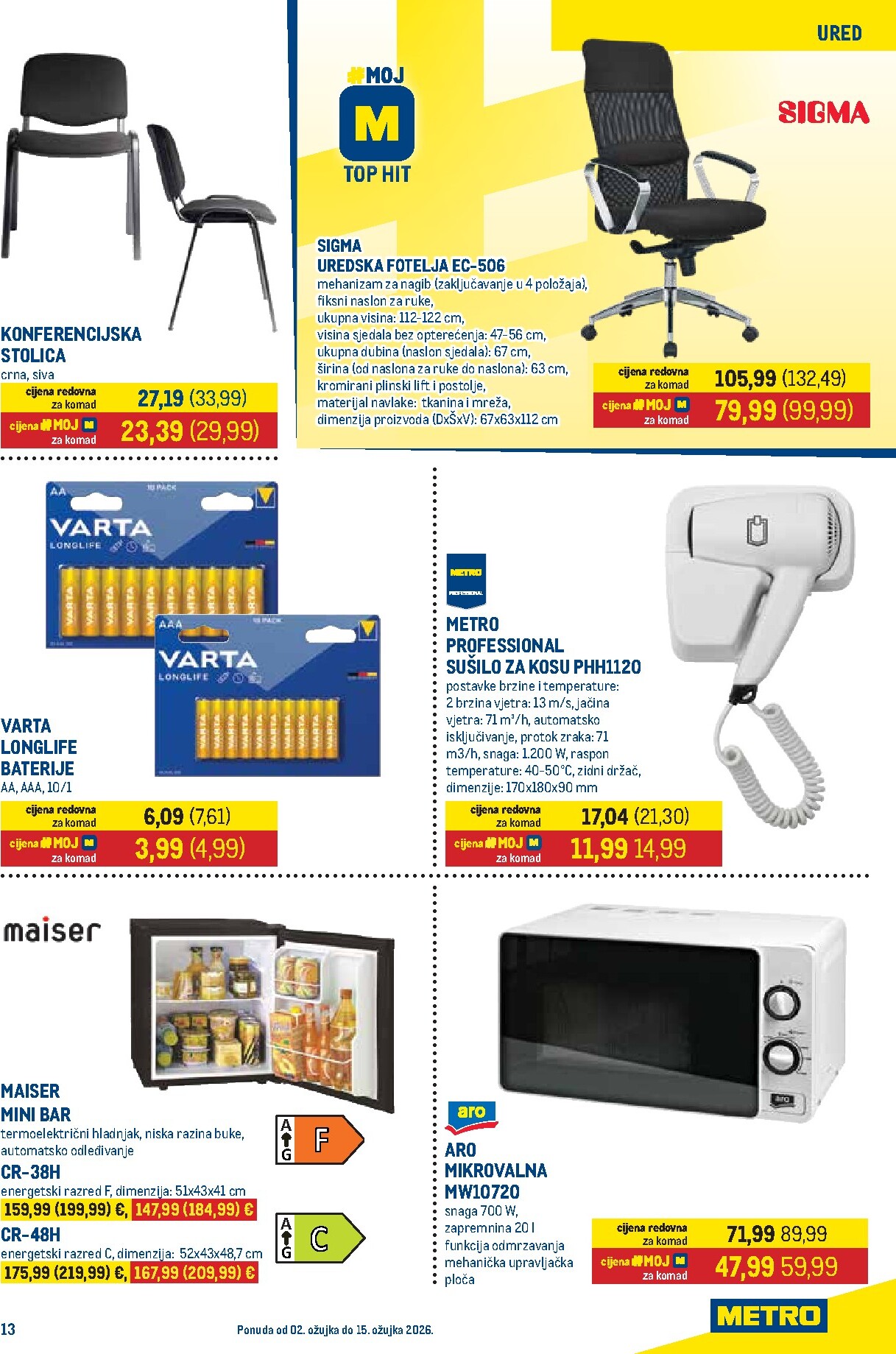 metro - Prelistajte katalog Metro - Prehrana i neprehrana, vrijedi od 02.03.2026 do 15.03.2026 - page: 13