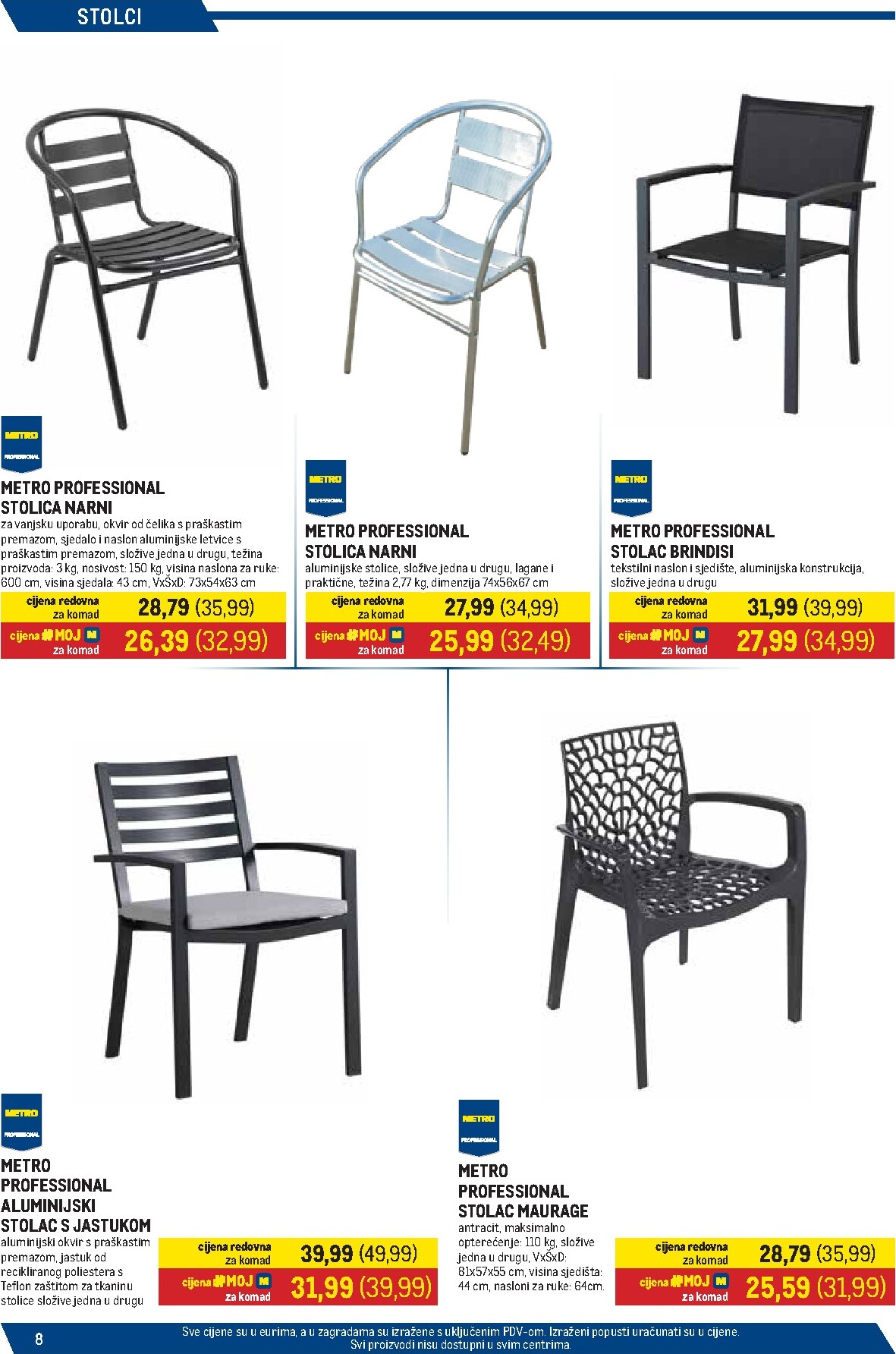 metro - Prelistajte katalog Metro - Sve za terasu, vrijedi od 16.03.2026 do 15.04.2026 - page: 8