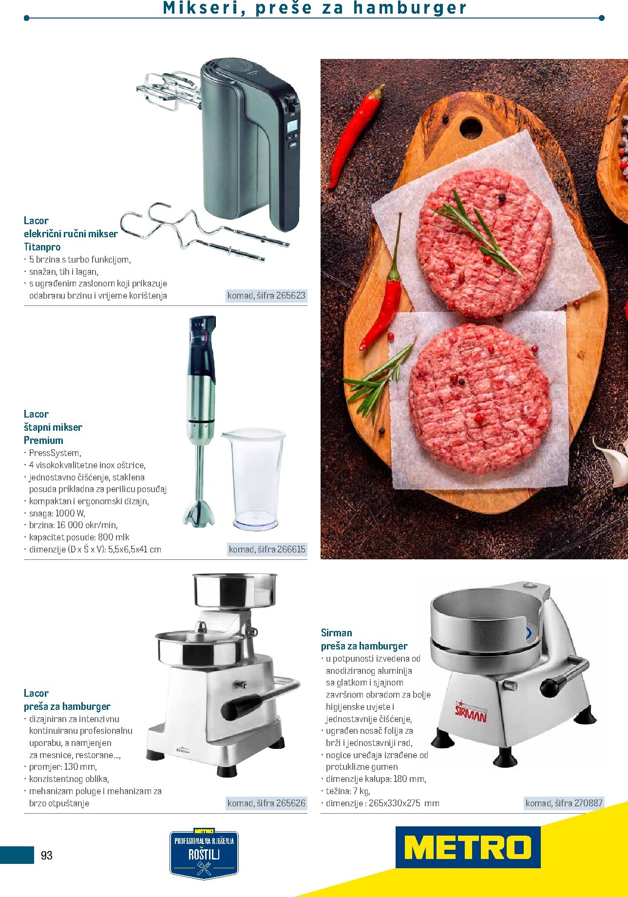 metro - Prelistajte katalog Metro - Poslovna rješenja - Roštilj, vrijedi od 04.03.2026 do 31.12.2026 - page: 93