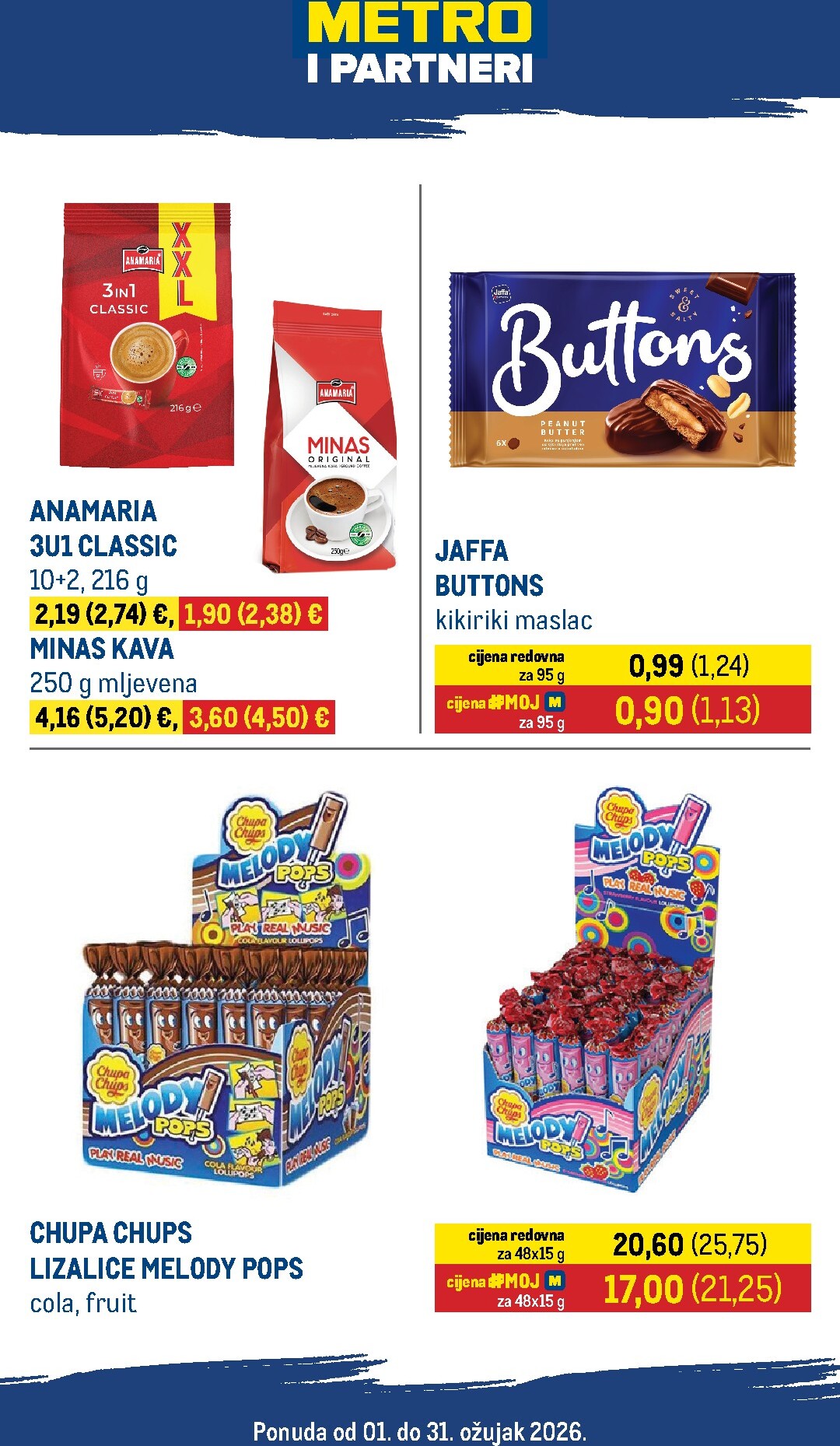 metro - Prelistajte katalog Metro - Metro i partneri, vrijedi od 01.03.2026 do 31.03.2026