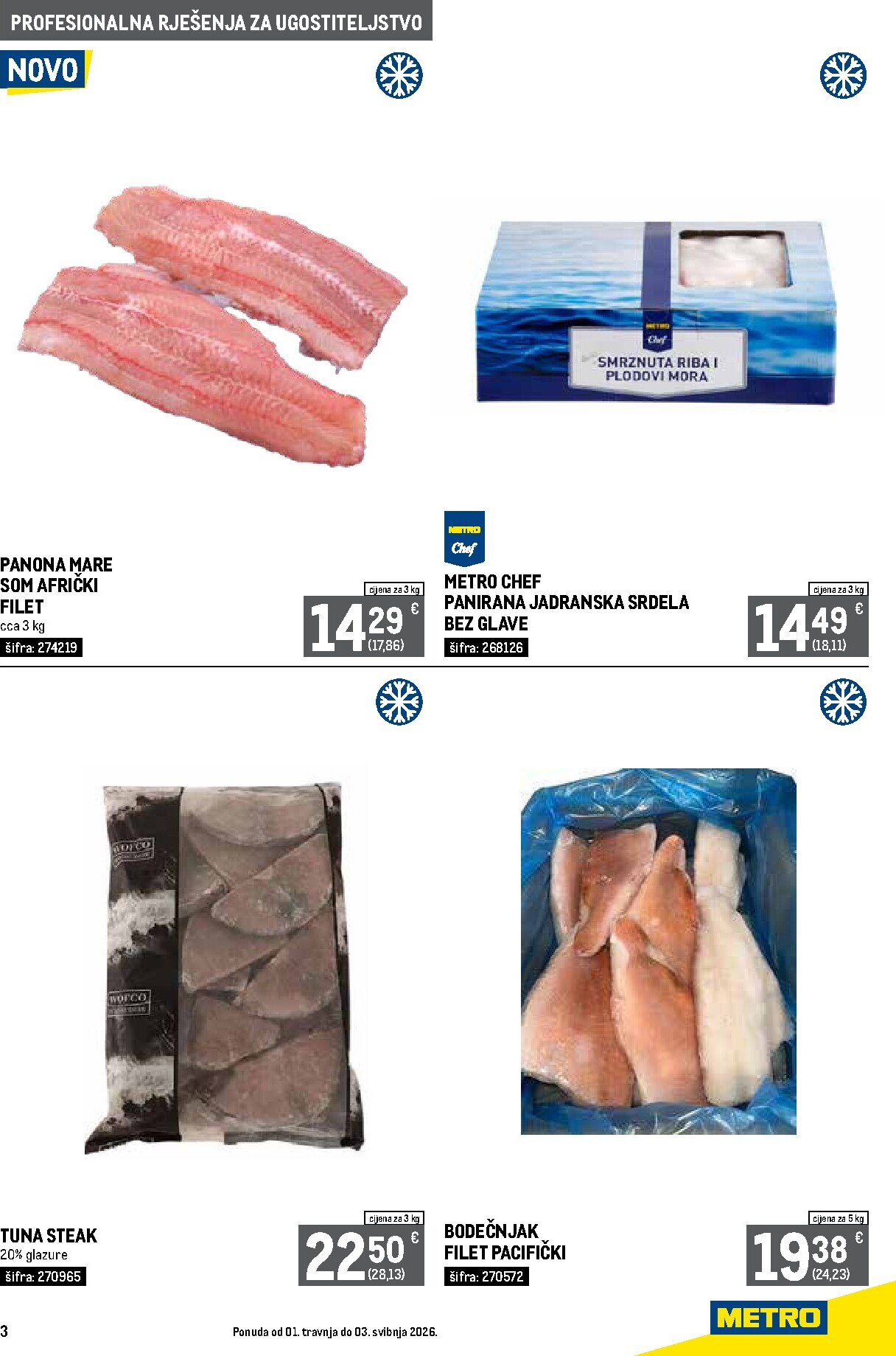 metro - Prelistajte katalog Metro - Profesionalna rješenja za ugostiteljstvo, vrijedi od 01.04.2026 do 03.05.2026 - page: 3