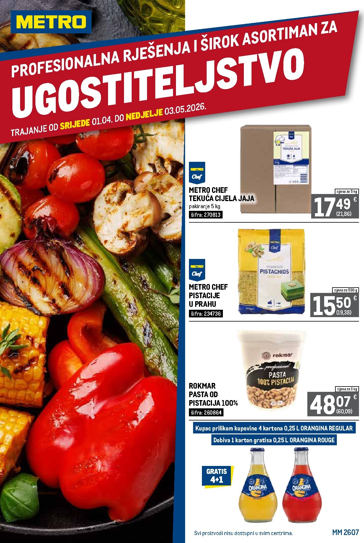 metro - Prelistajte katalog Metro - Profesionalna rješenja za ugostiteljstvo, vrijedi od 01.04.2026 do 03.05.2026