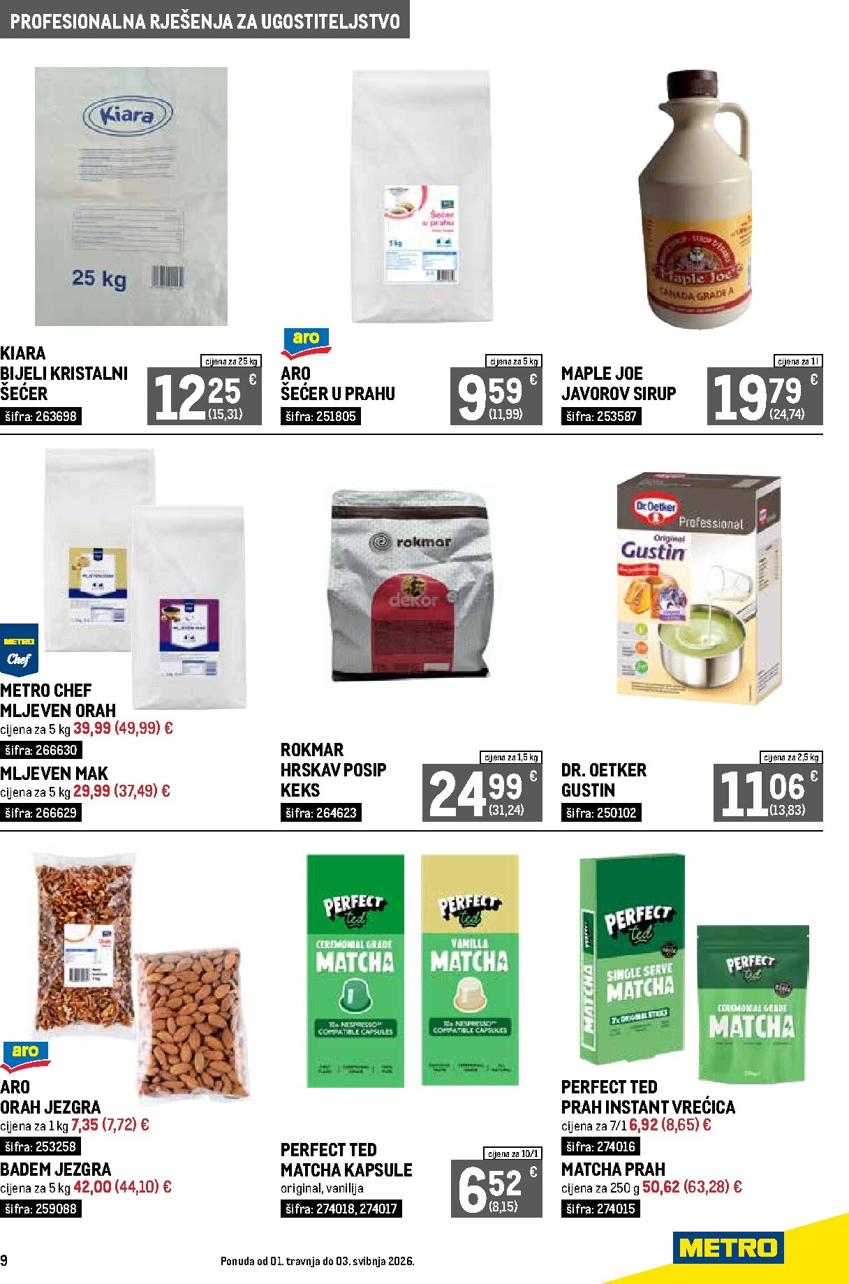 metro - Prelistajte katalog Metro - Profesionalna rješenja za ugostiteljstvo, vrijedi od 01.04.2026 do 03.05.2026 - page: 9