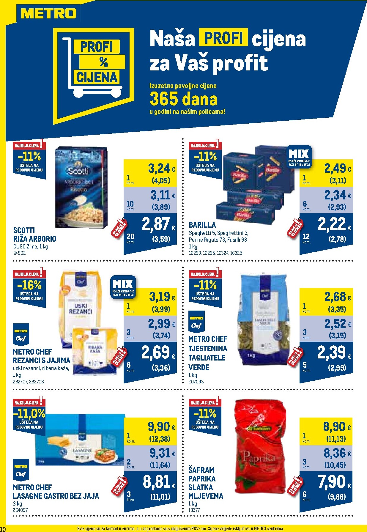 metro - Metro - Profi cijena letak za sljedeći tjedan od ponedjeljka 04.05.2026 do nedjelje 31.05.2026 - page: 10